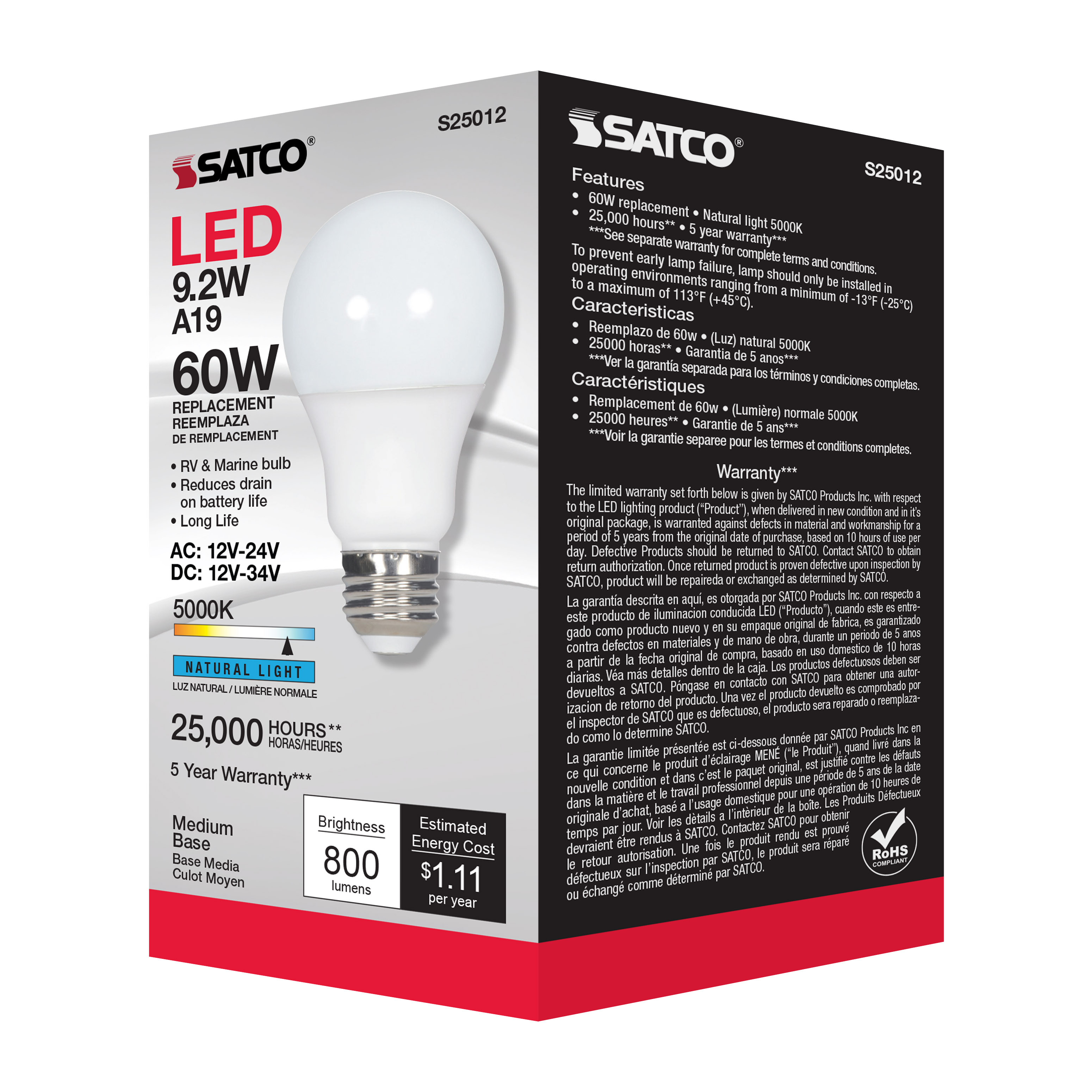 9.2A19/LED/850/12-34V/ND - S25012