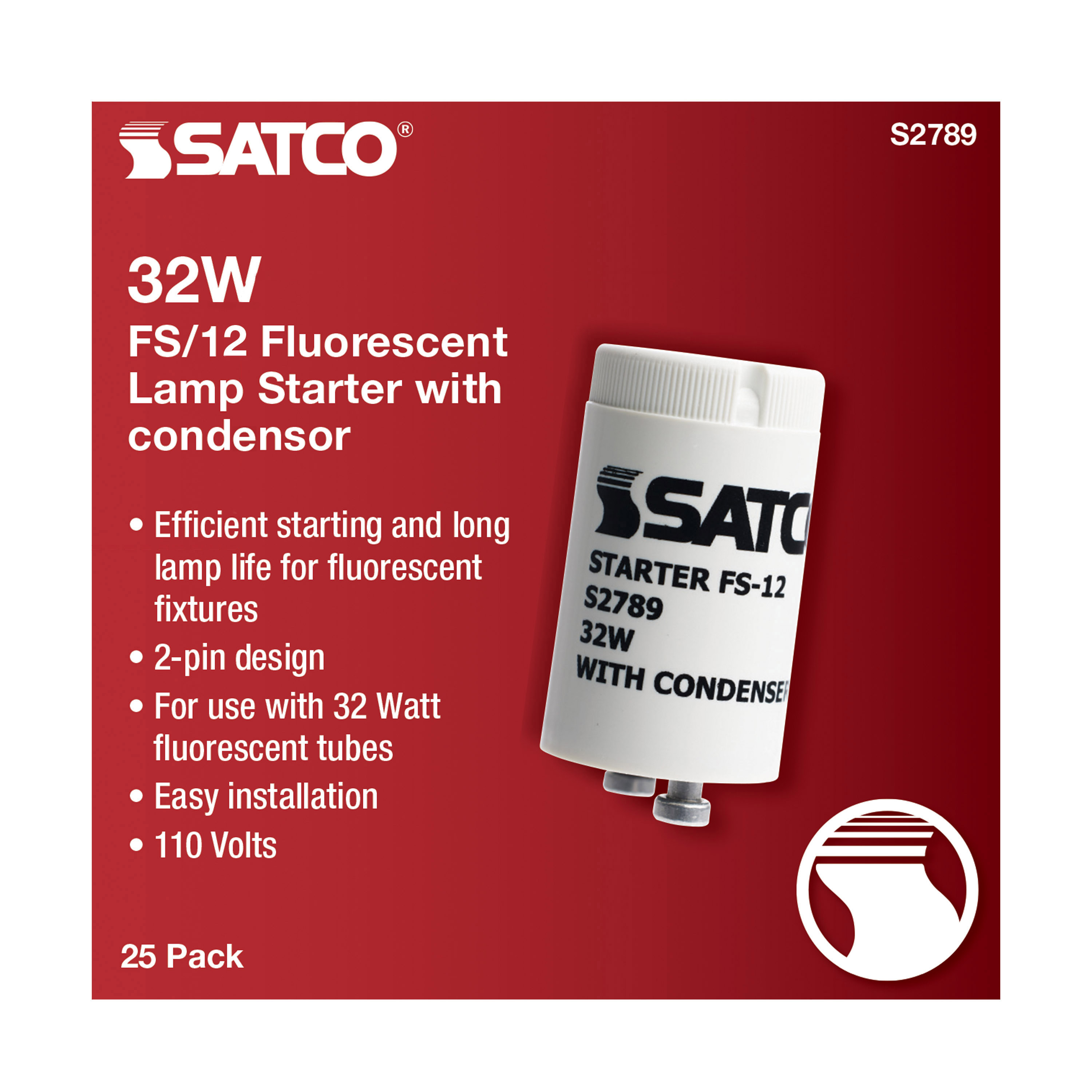 FS12 STARTER W/CONDENSOR - S2789