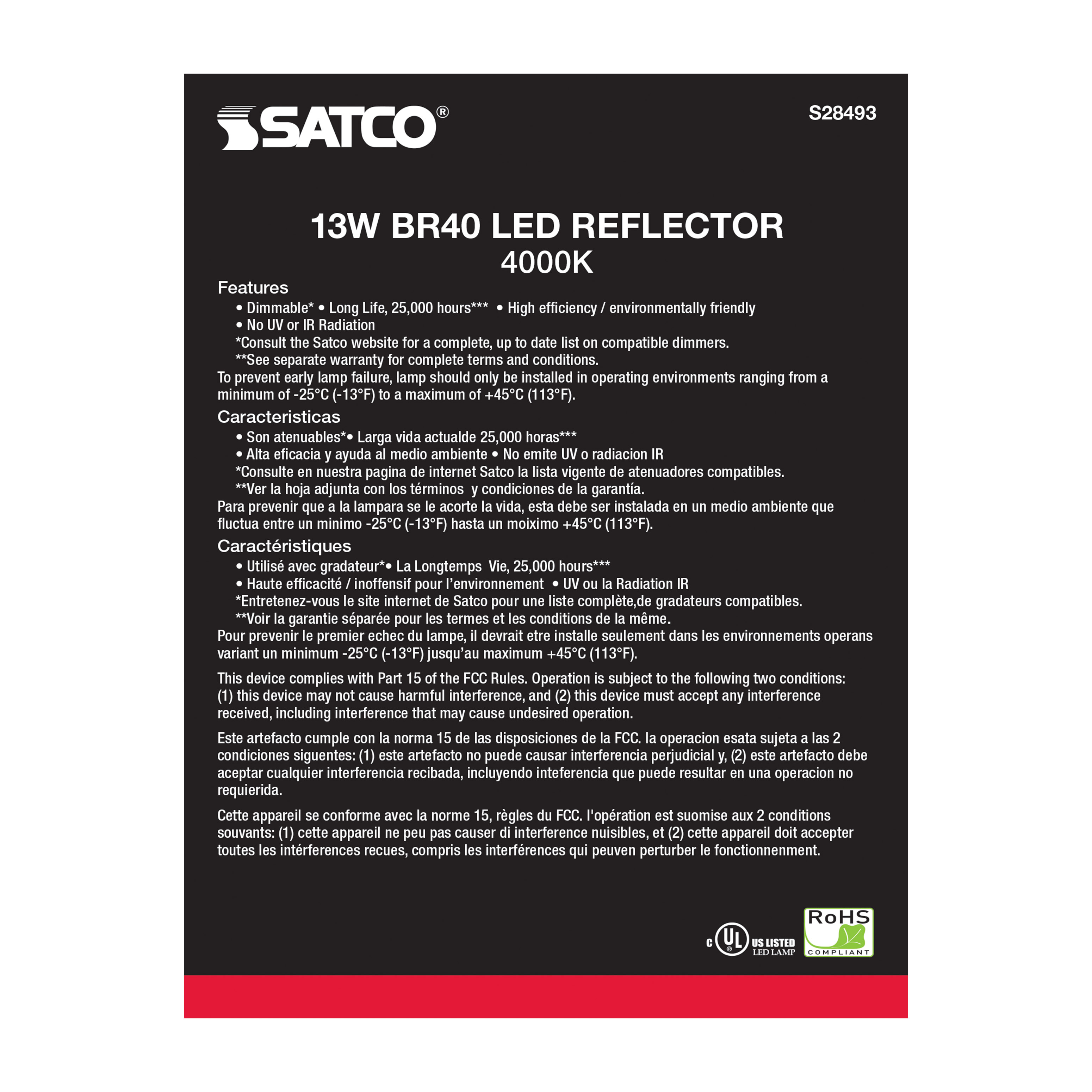 13BR40/LED/940/120V - S28493