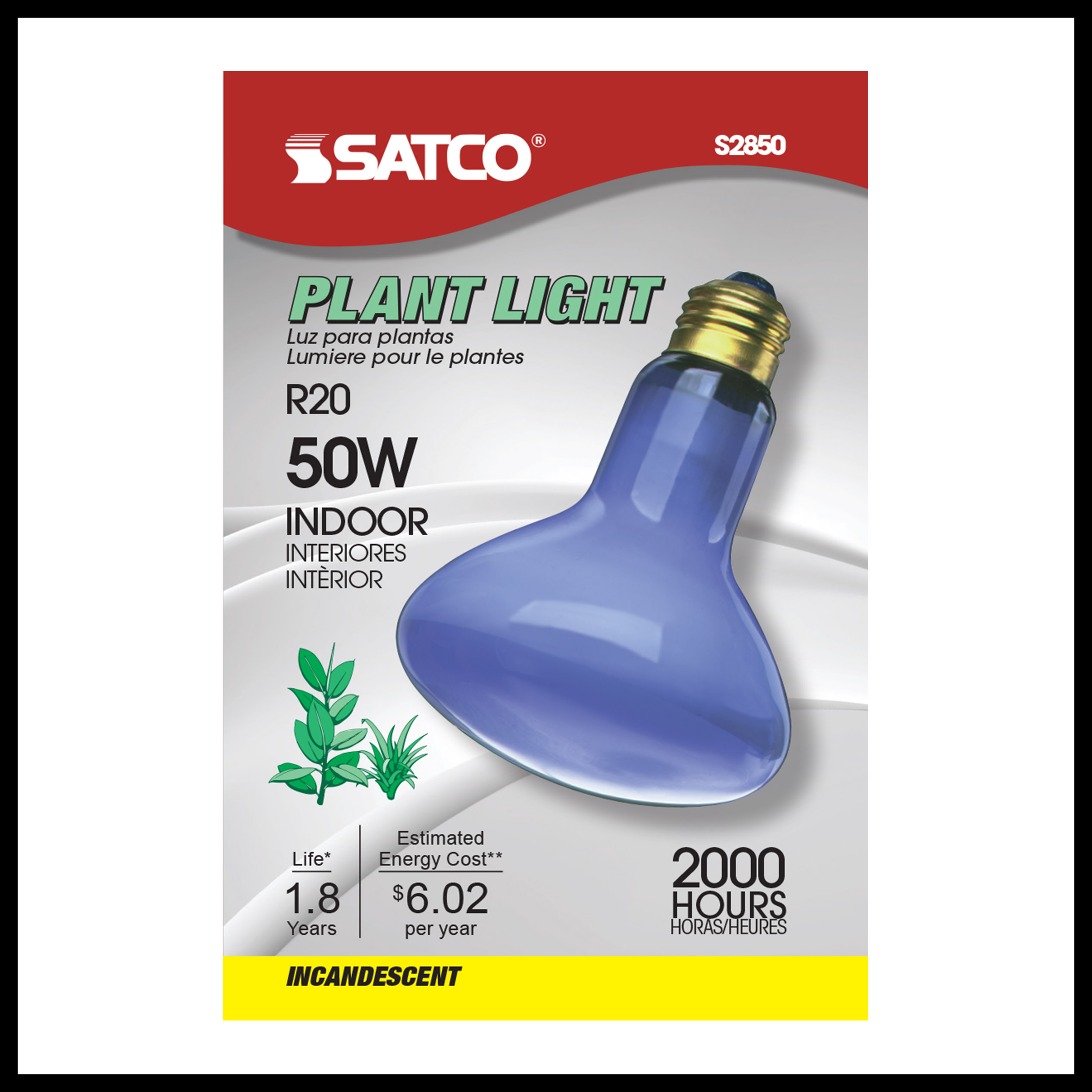 50R20 PLANT LITE REFLECTOR - S2850