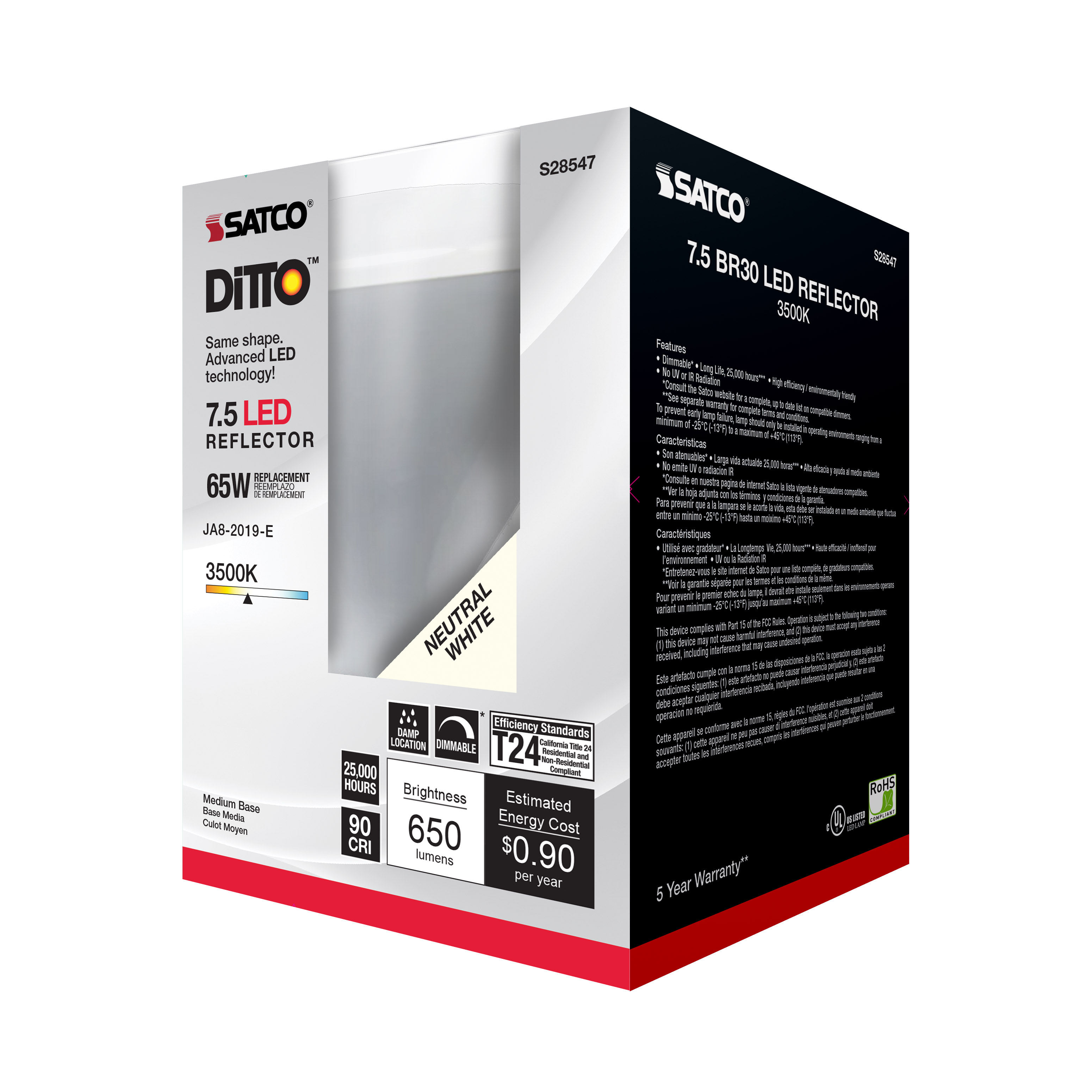 7.5BR30/LED/935/120V - S28547