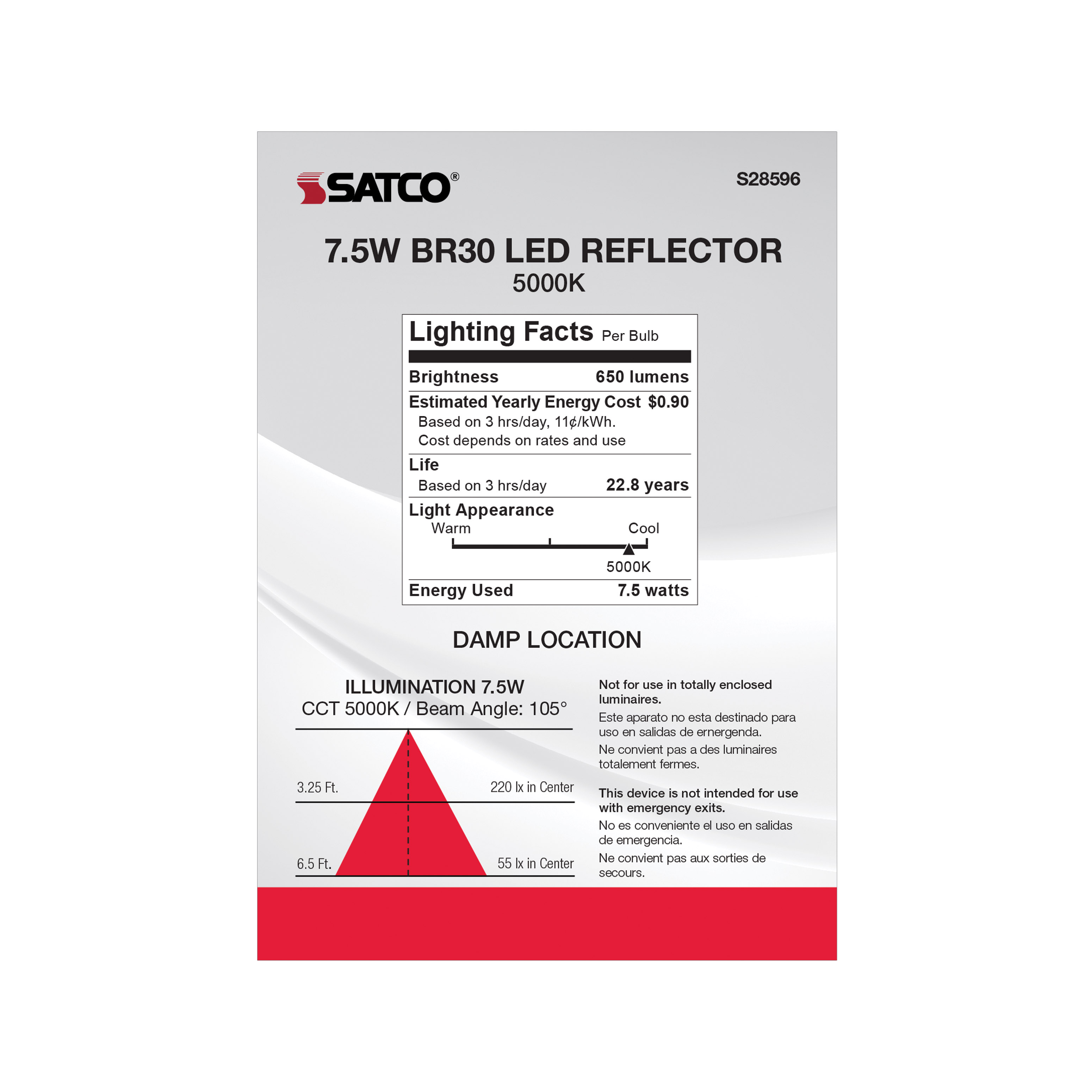 7.5BR30/LED/950/120V - S28596