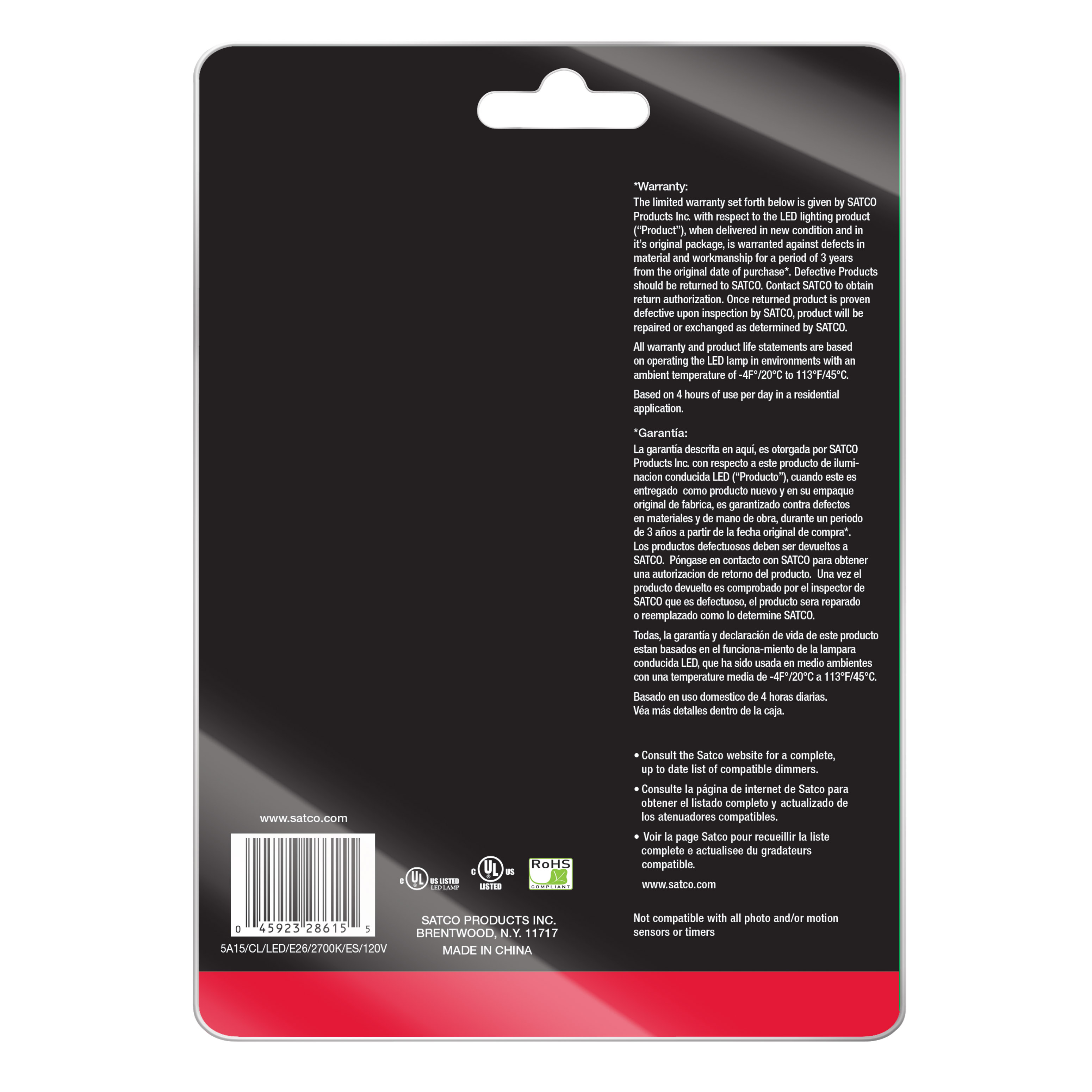 5A15/CL/LED/E26/27K/ES/120V - S28615