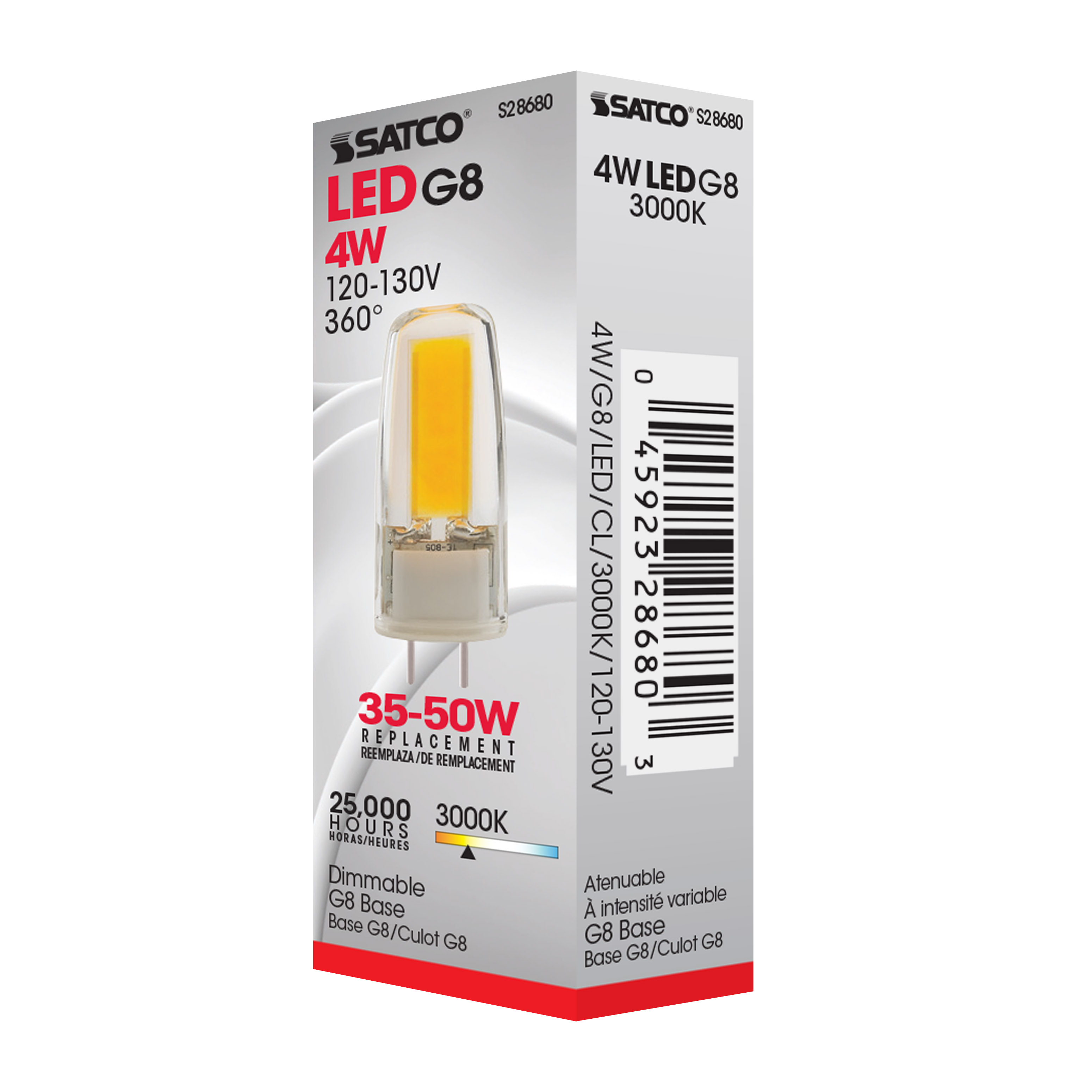 LED/4W/JCG8/CL/3K/1 - S28680