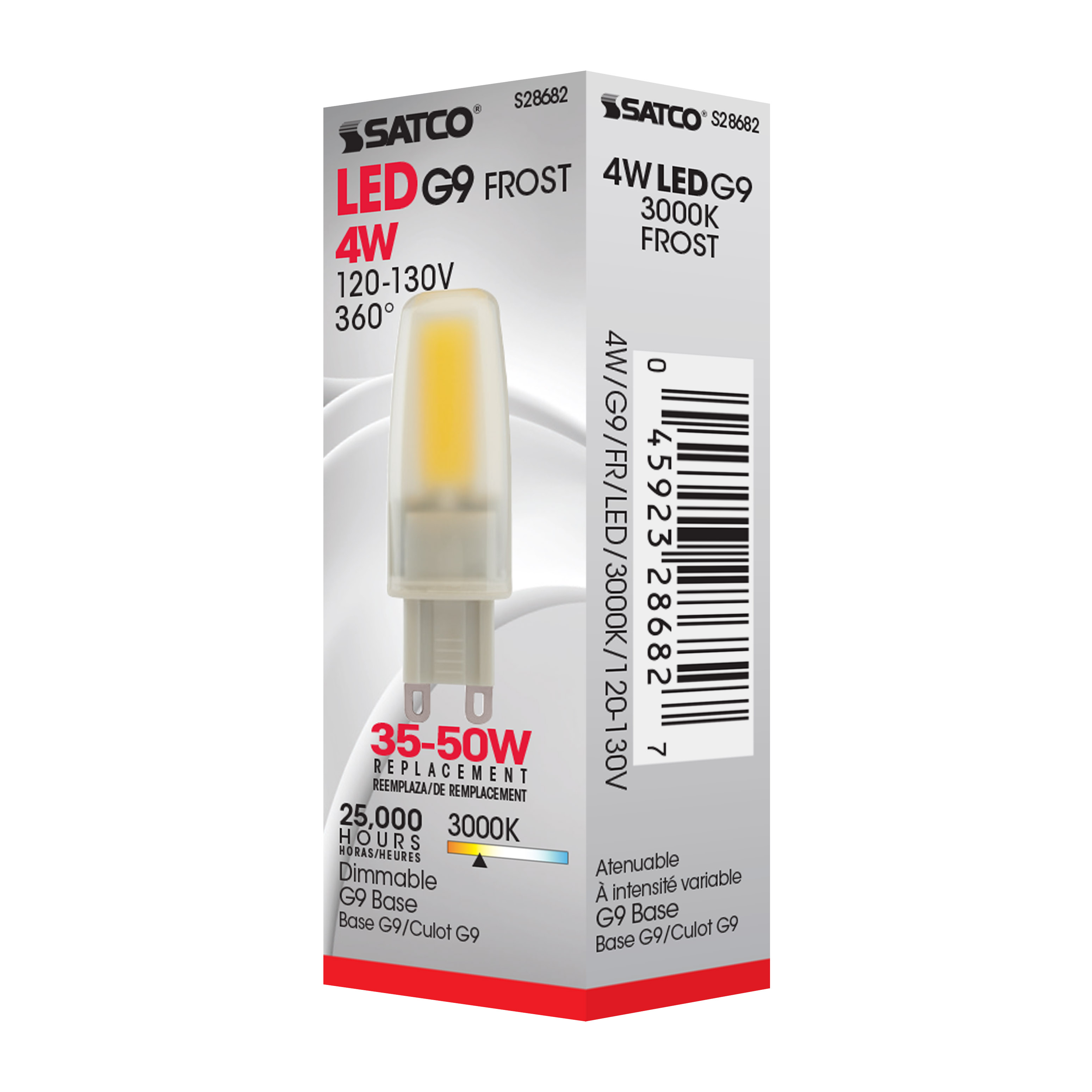LED/4W/JCD/G9/FR/3K/120-130V - S28682