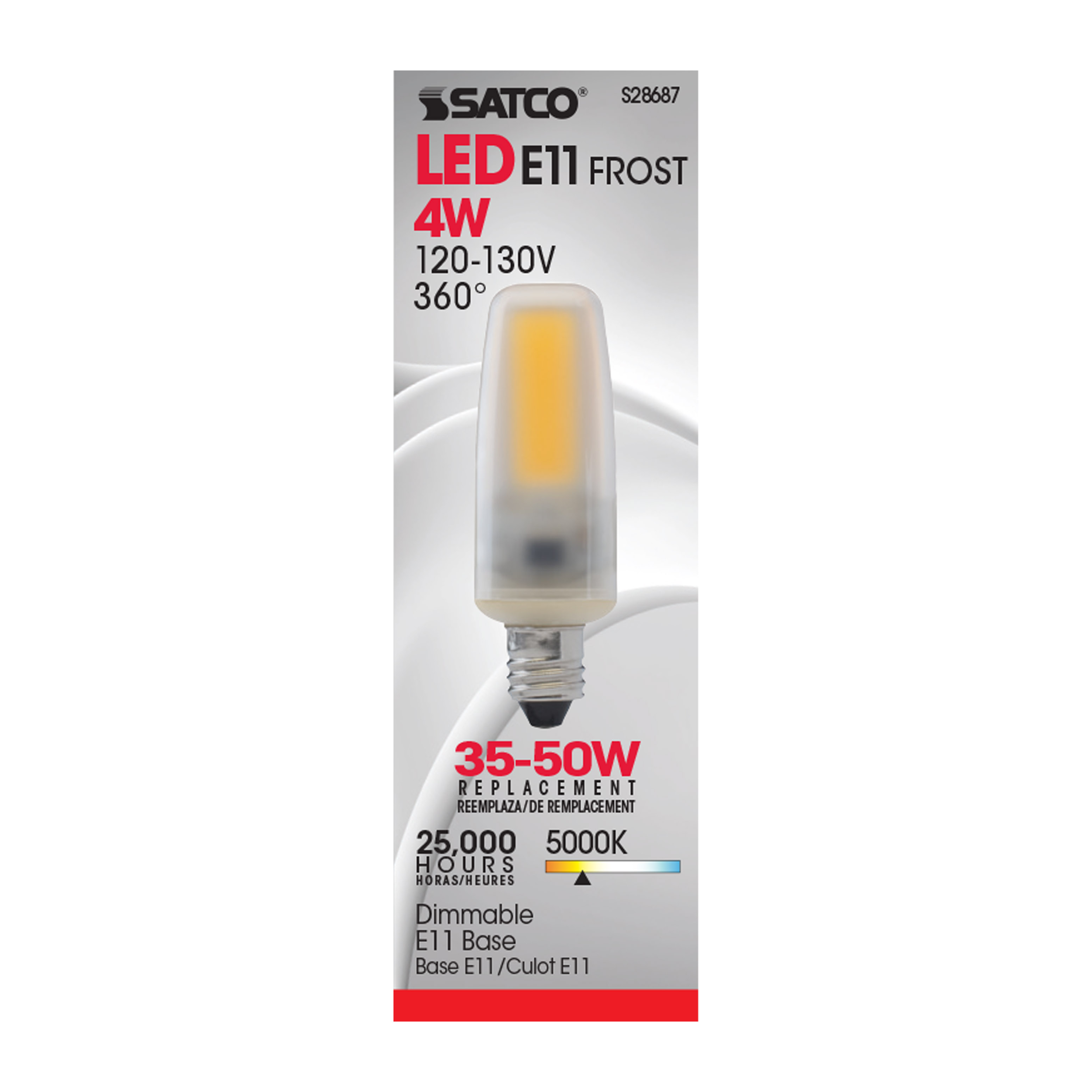 LED/4W/E11/MC/FR/5K/120-130V - S28687