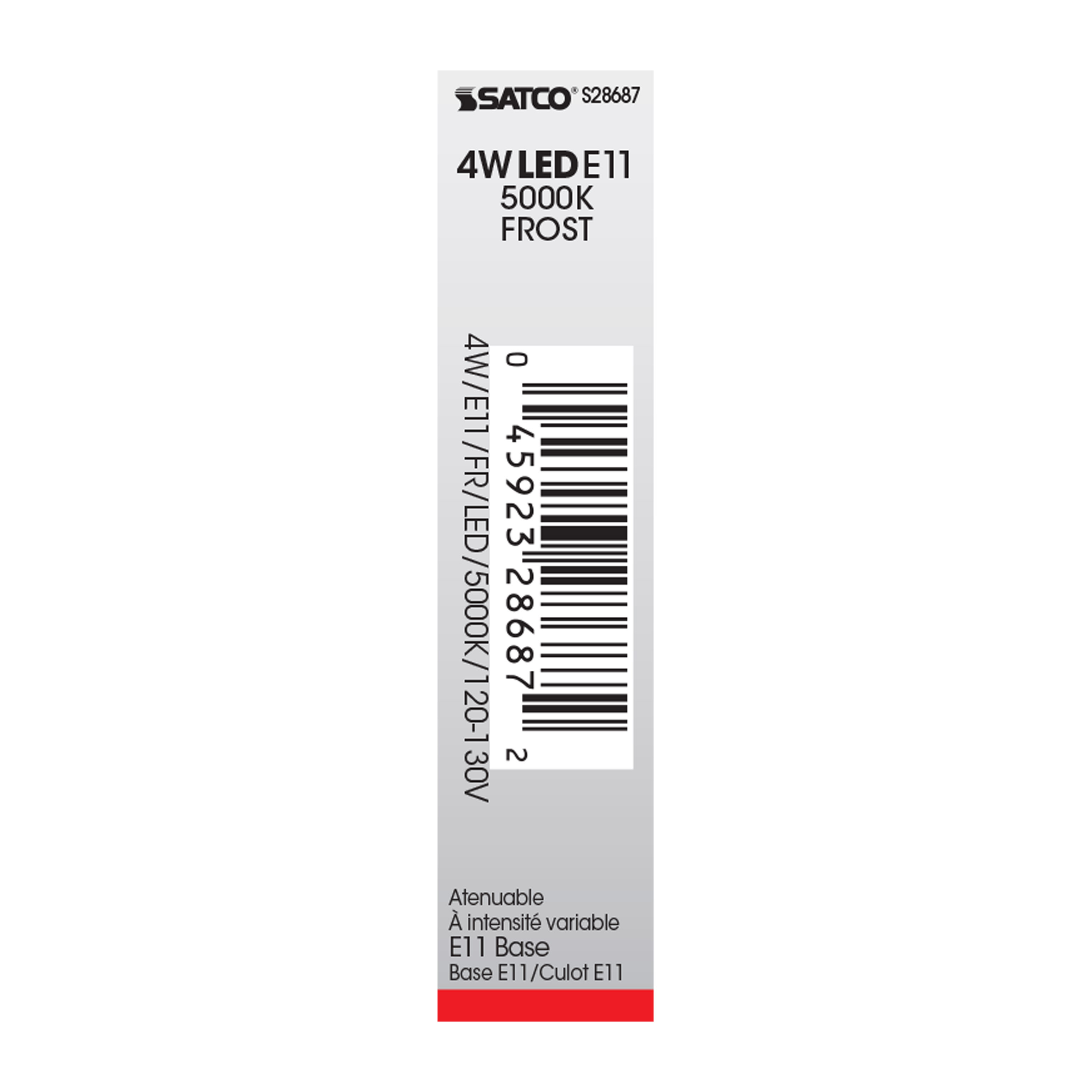 LED/4W/E11/MC/FR/5K/120-130V - S28687