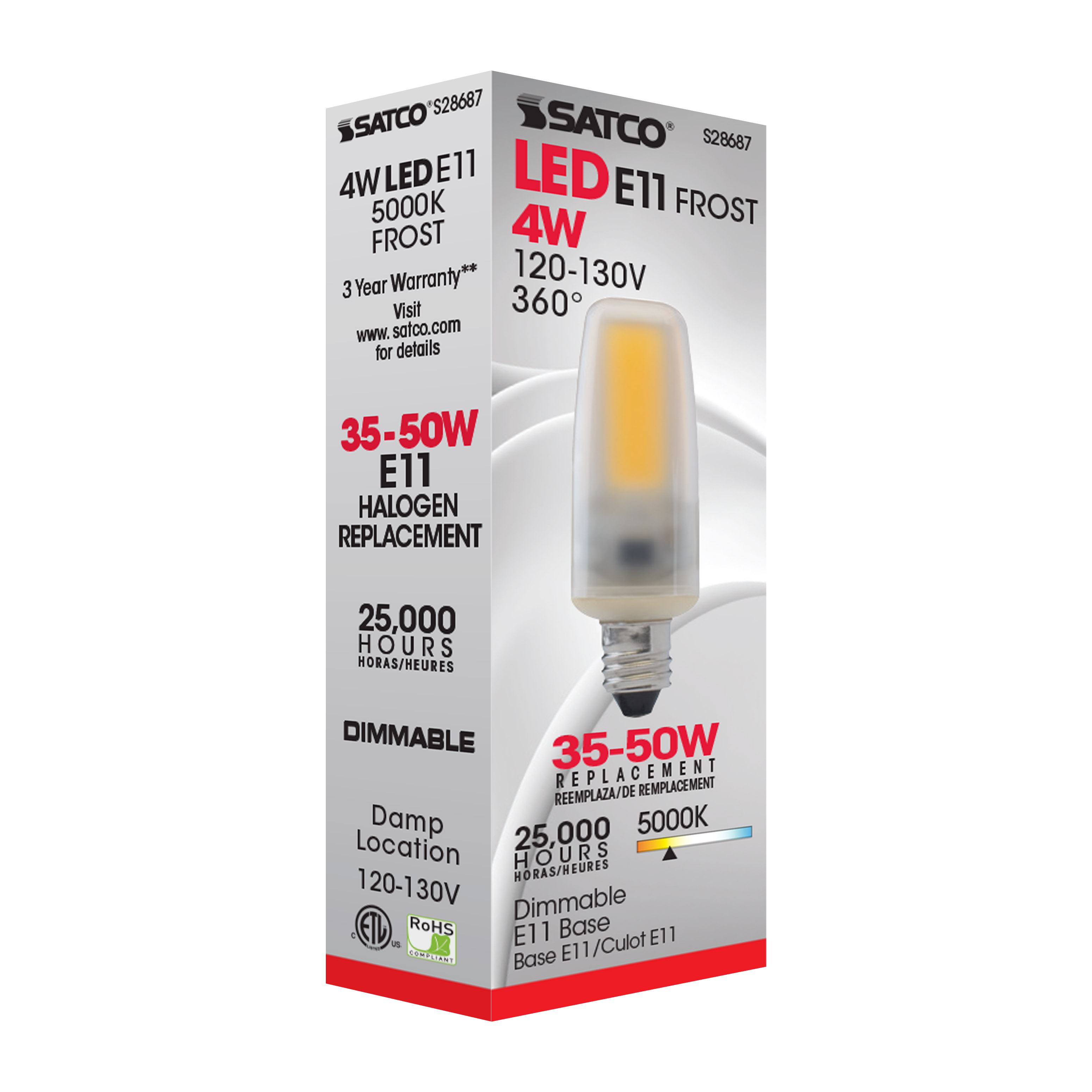 LED/4W/E11/MC/FR/5K/120-130V - S28687