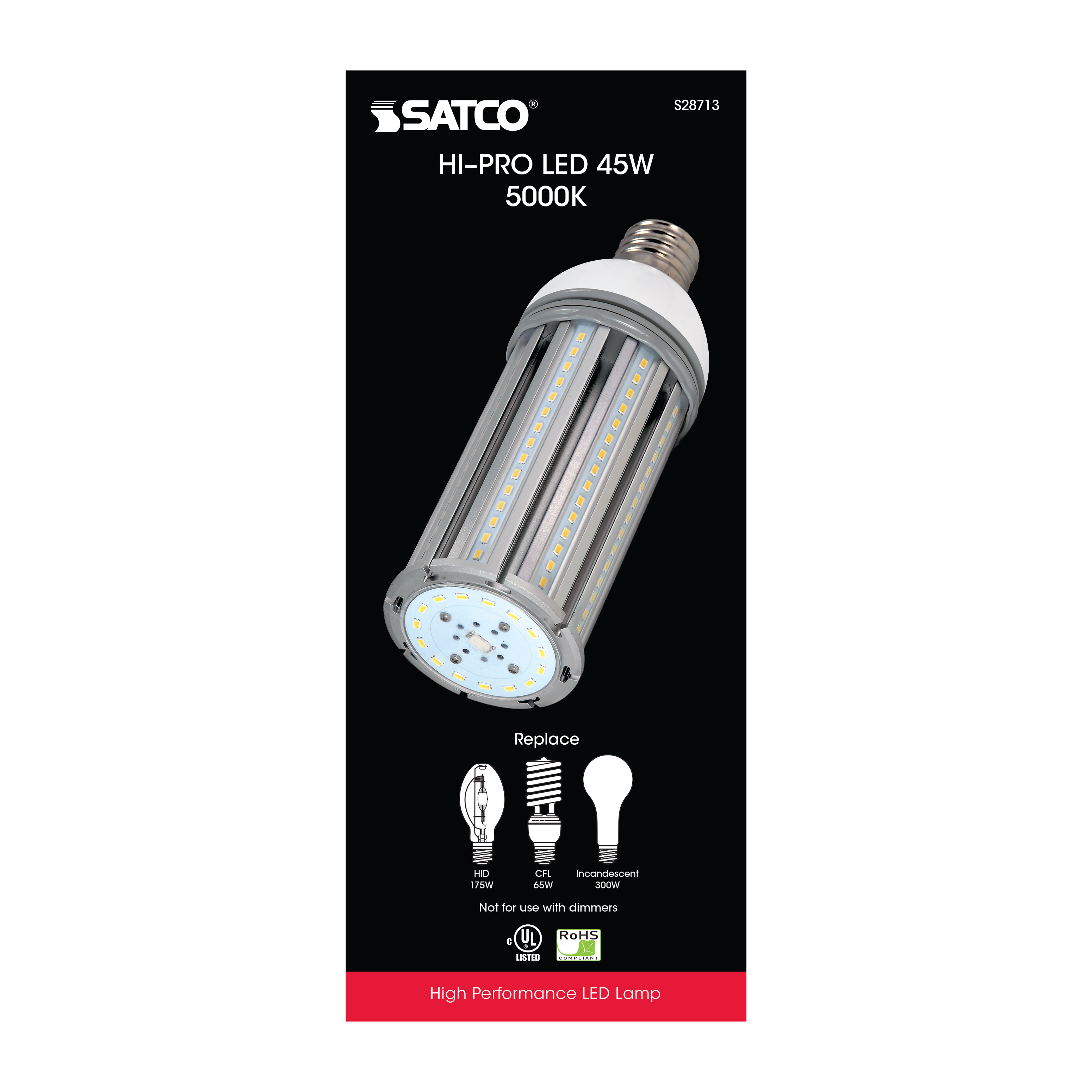 45W/LED/HID/5K/277-347V/EX39 - S28713