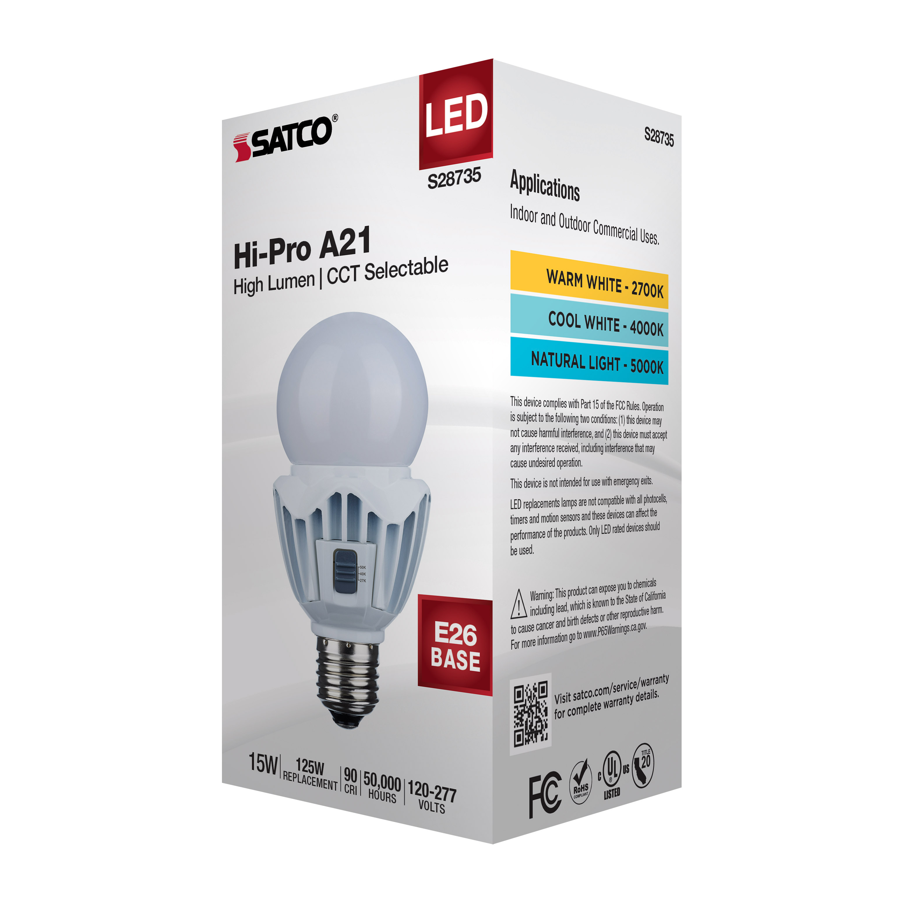 15WA21/LED/3CCT/120-277V - S28735