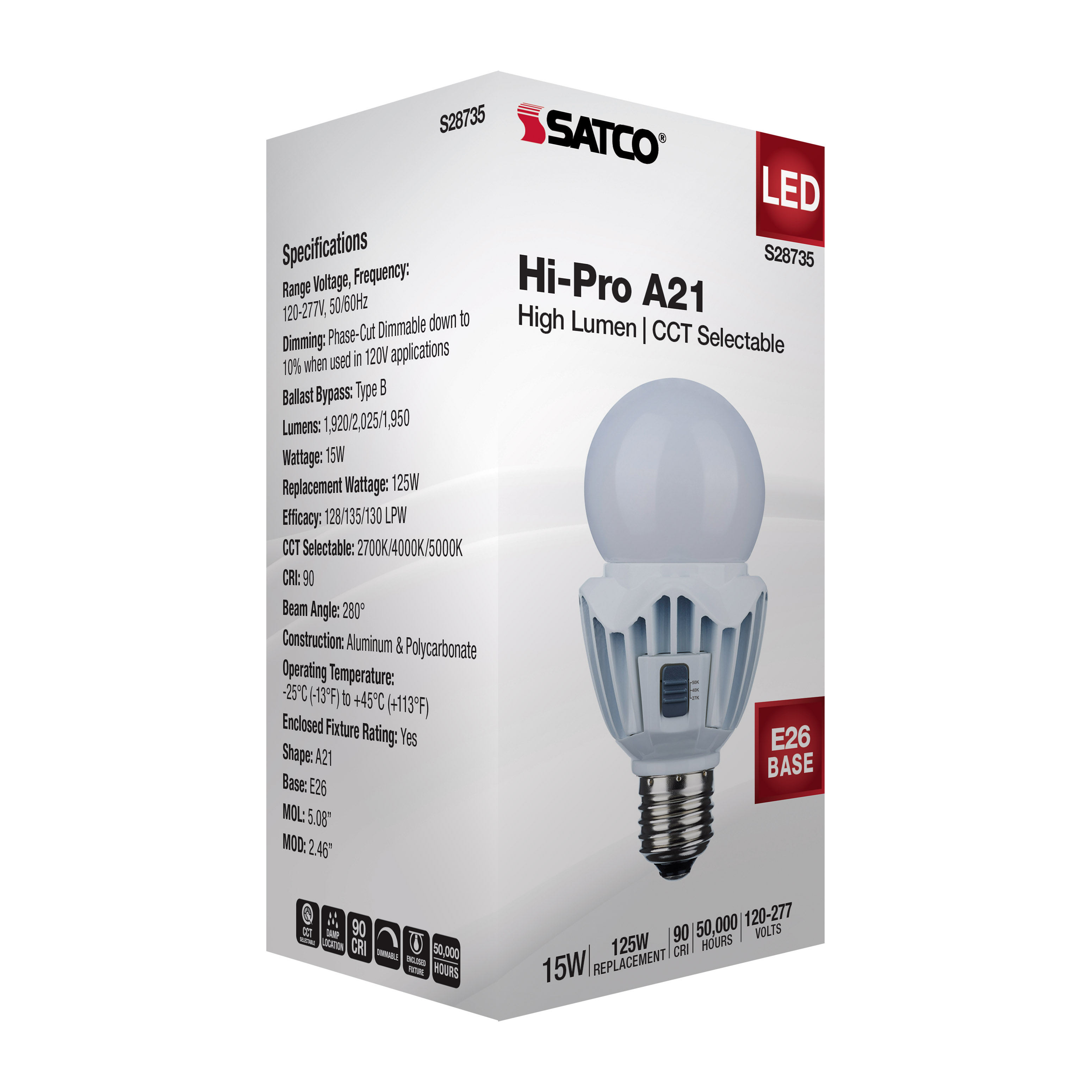 15WA21/LED/3CCT/120-277V - S28735