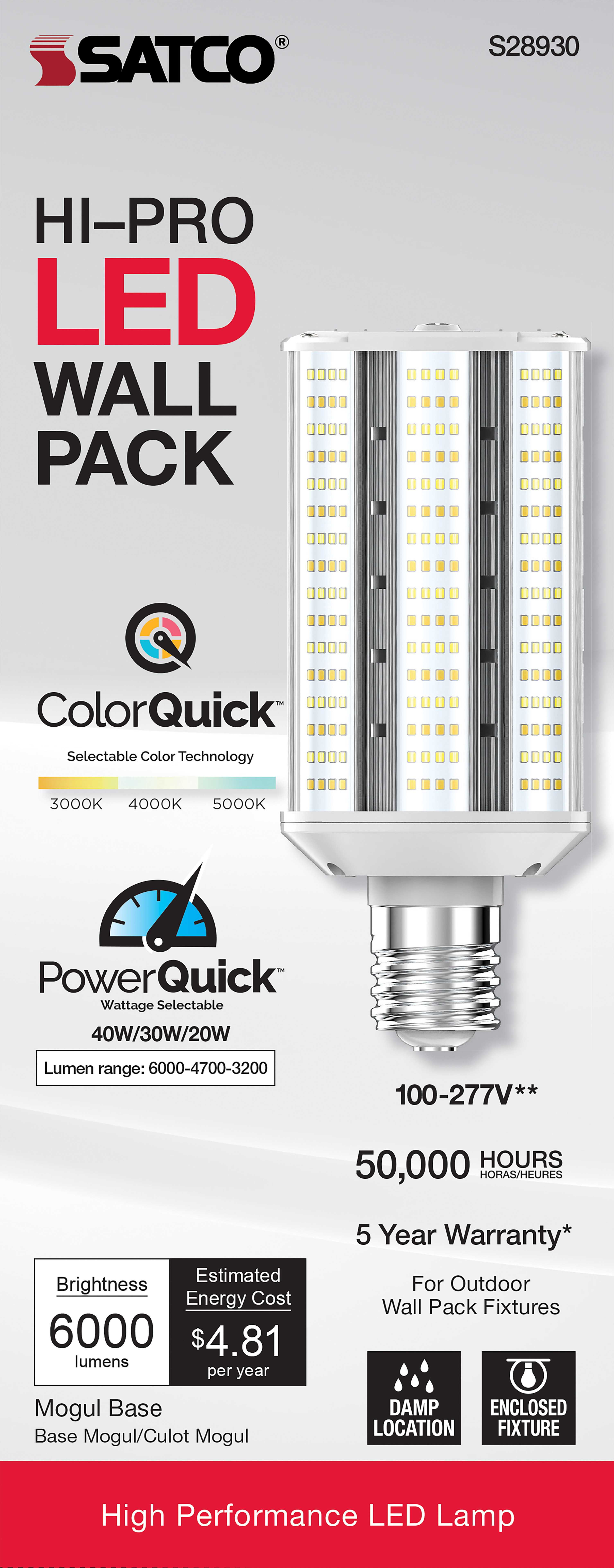 40W/LED/WP/CCT/EX39/100-277V - S28930