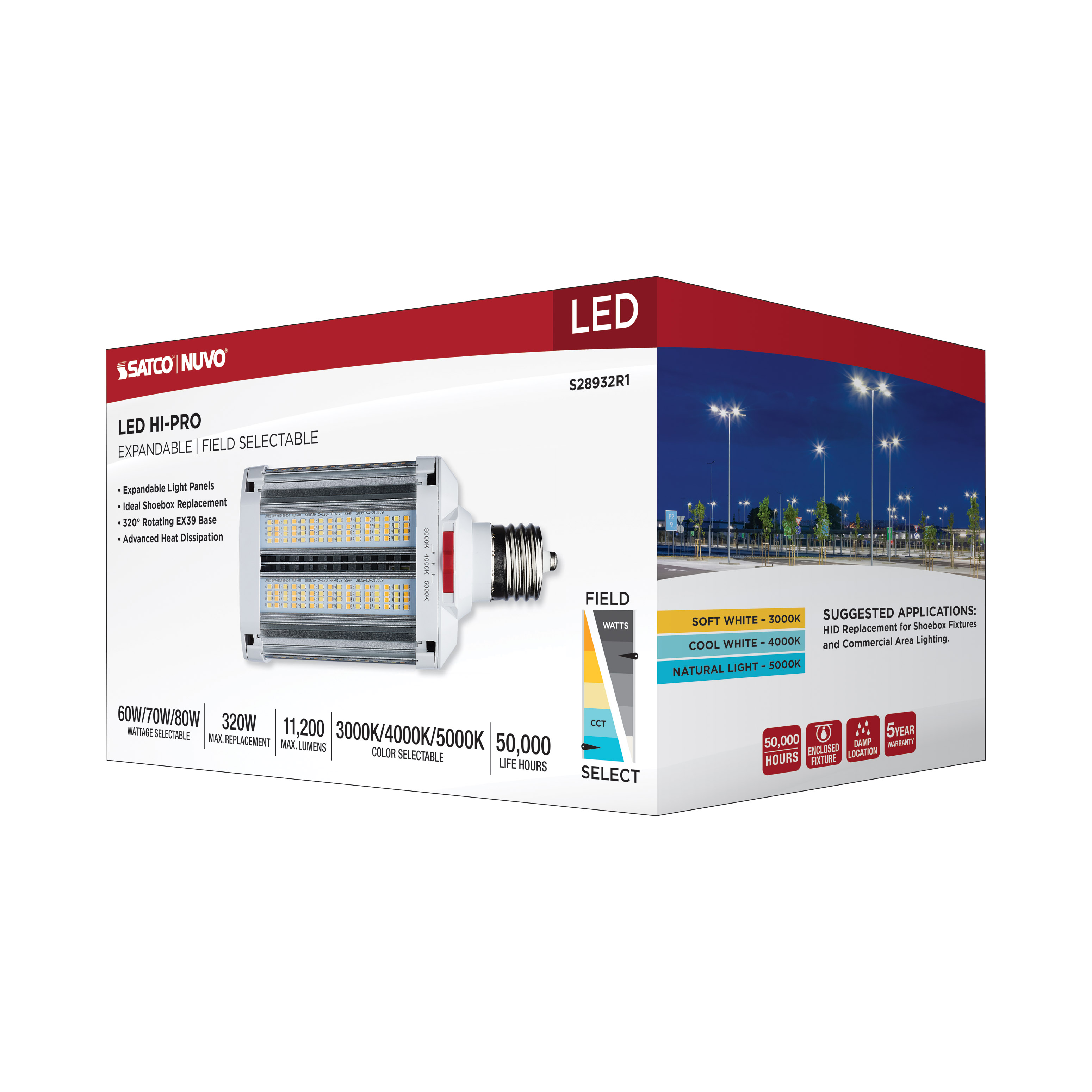 80W/LED/HID/SB/3CCT/EX39 - S28932R1