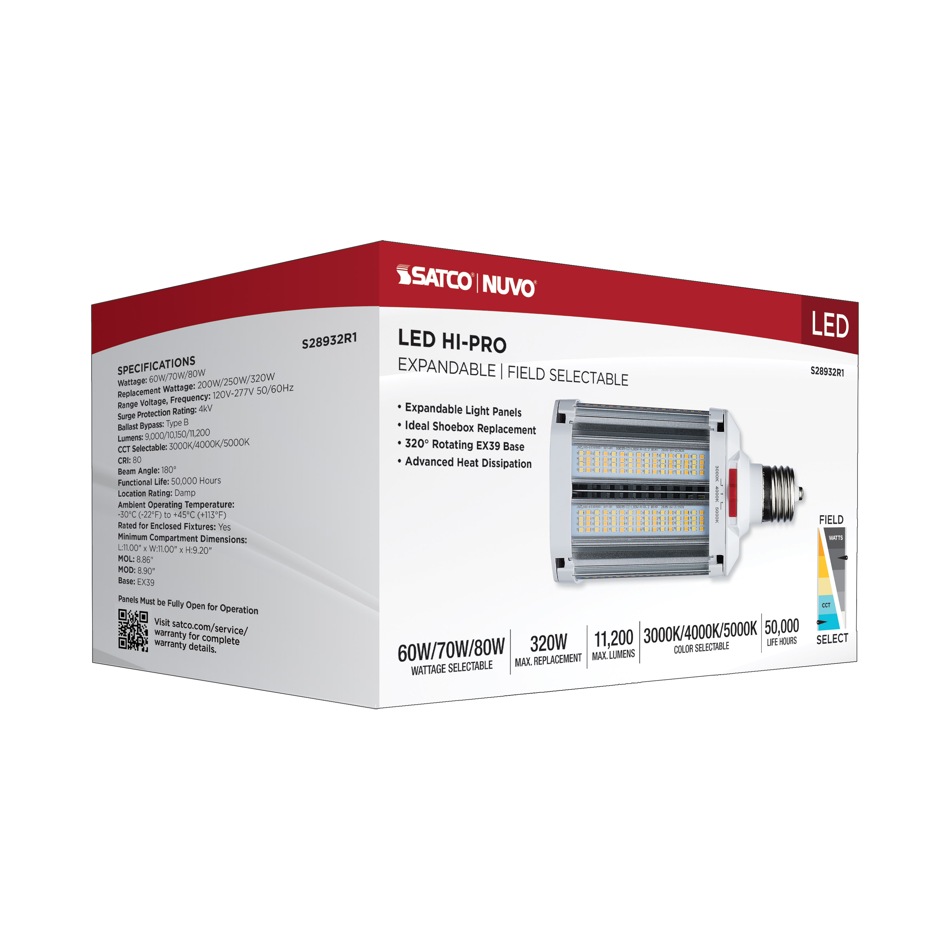 80W/LED/HID/SB/3CCT/EX39 - S28932R1