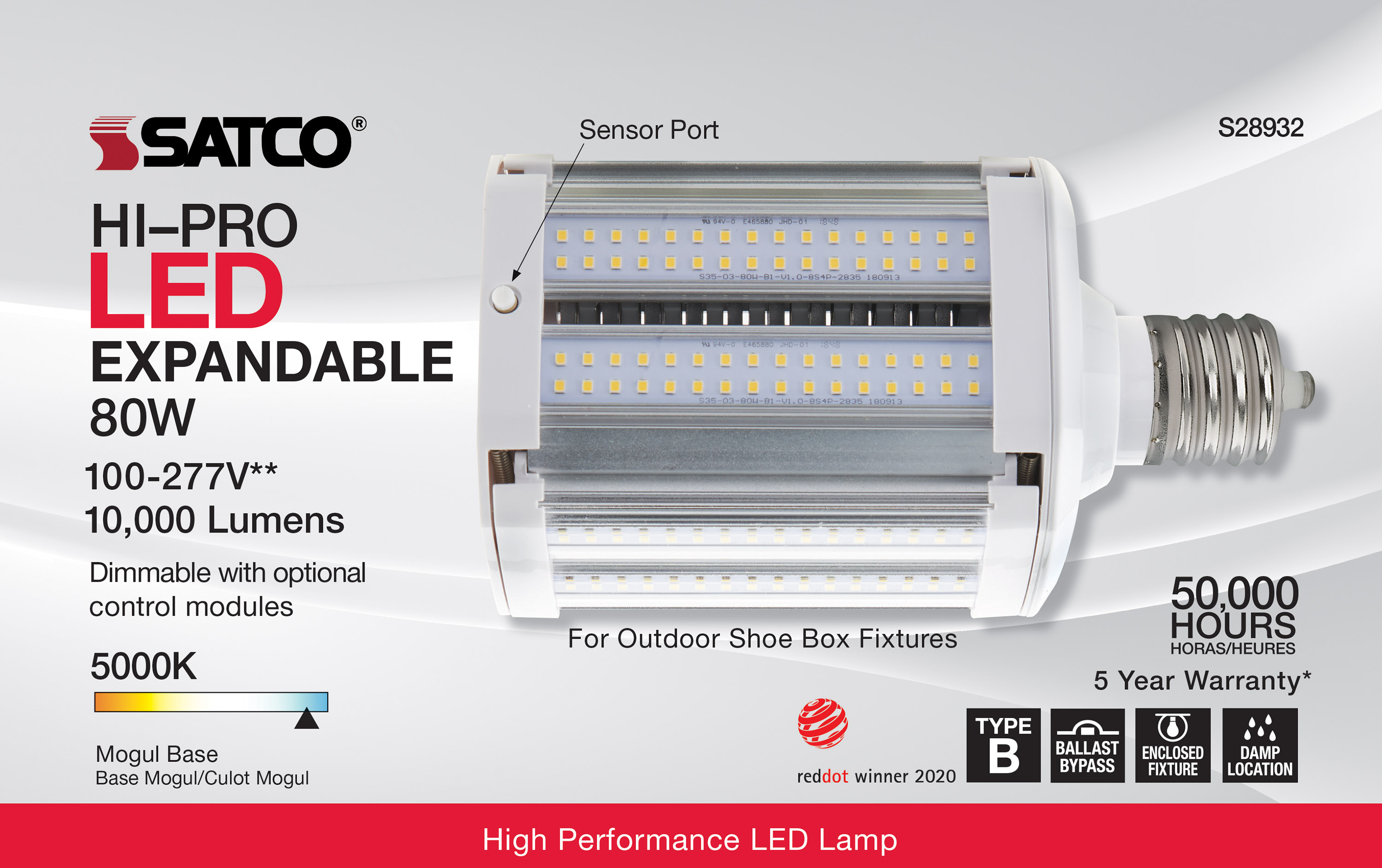 80W/LED/HID/SB/5K/EX39 - S28932