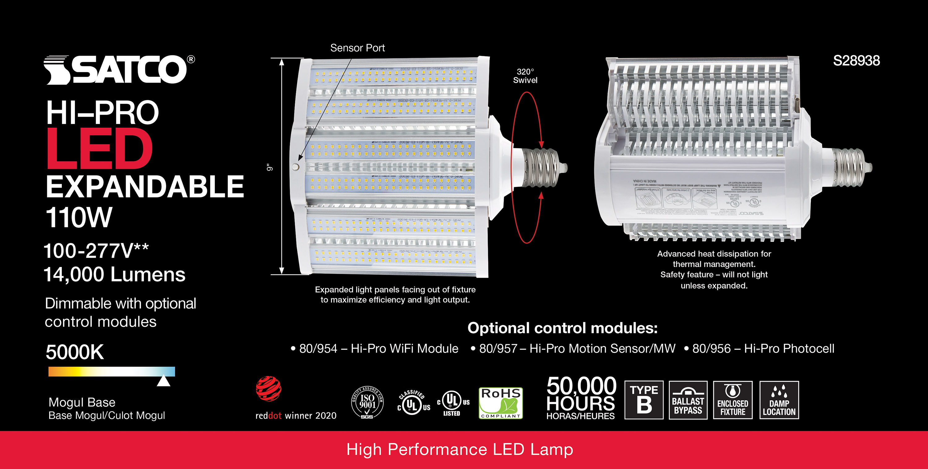 110W/LED/HID/SB/5K/EX39 - S28938