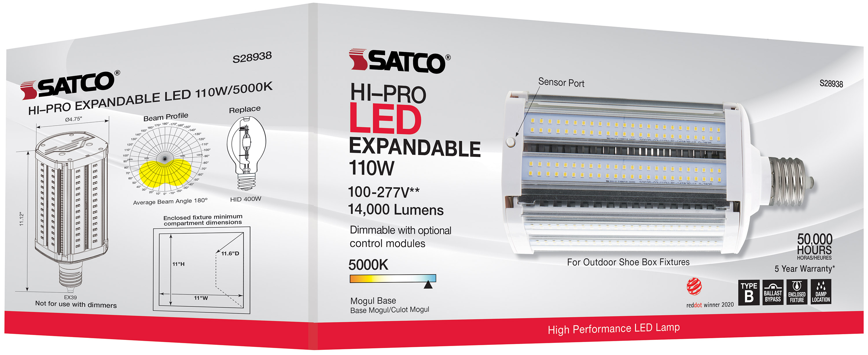 110W/LED/HID/SB/5K/EX39 - S28938