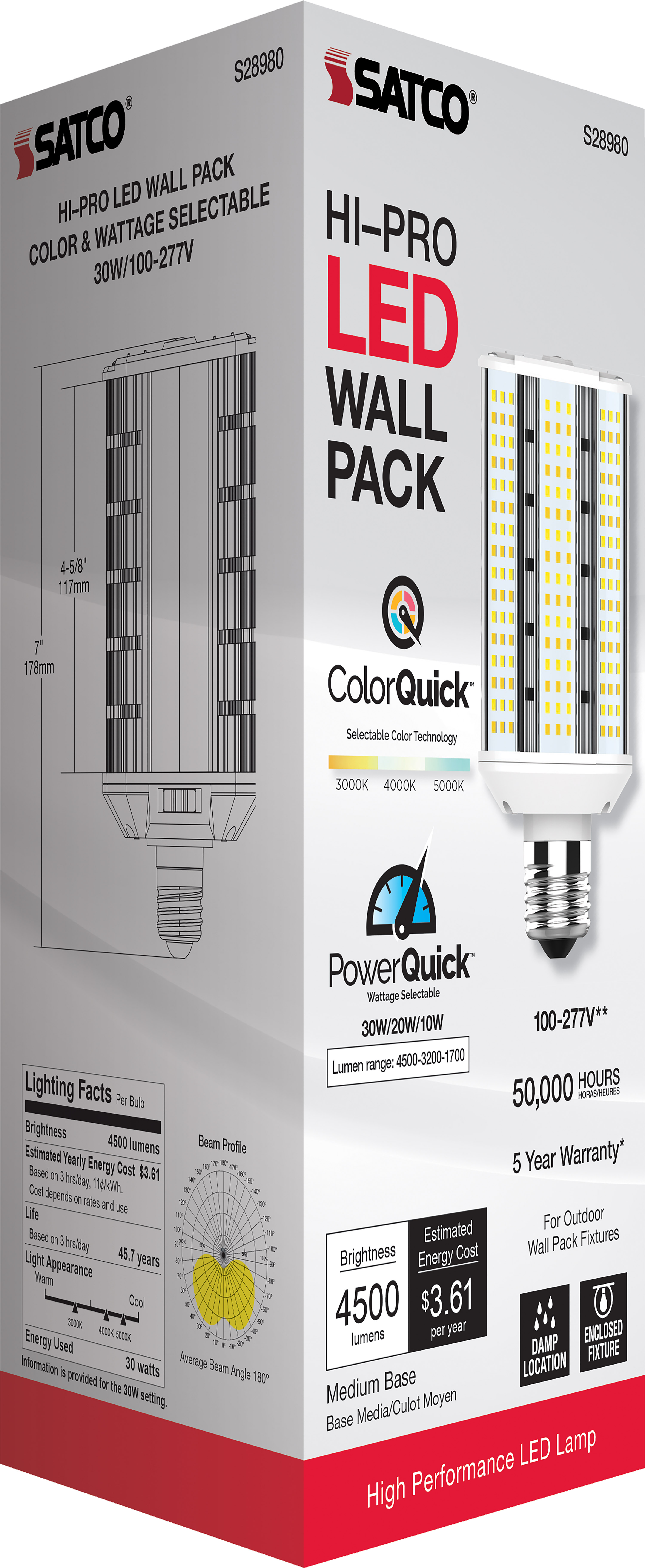 30W/LEDWP/CCT/E26/100-277V - S28980