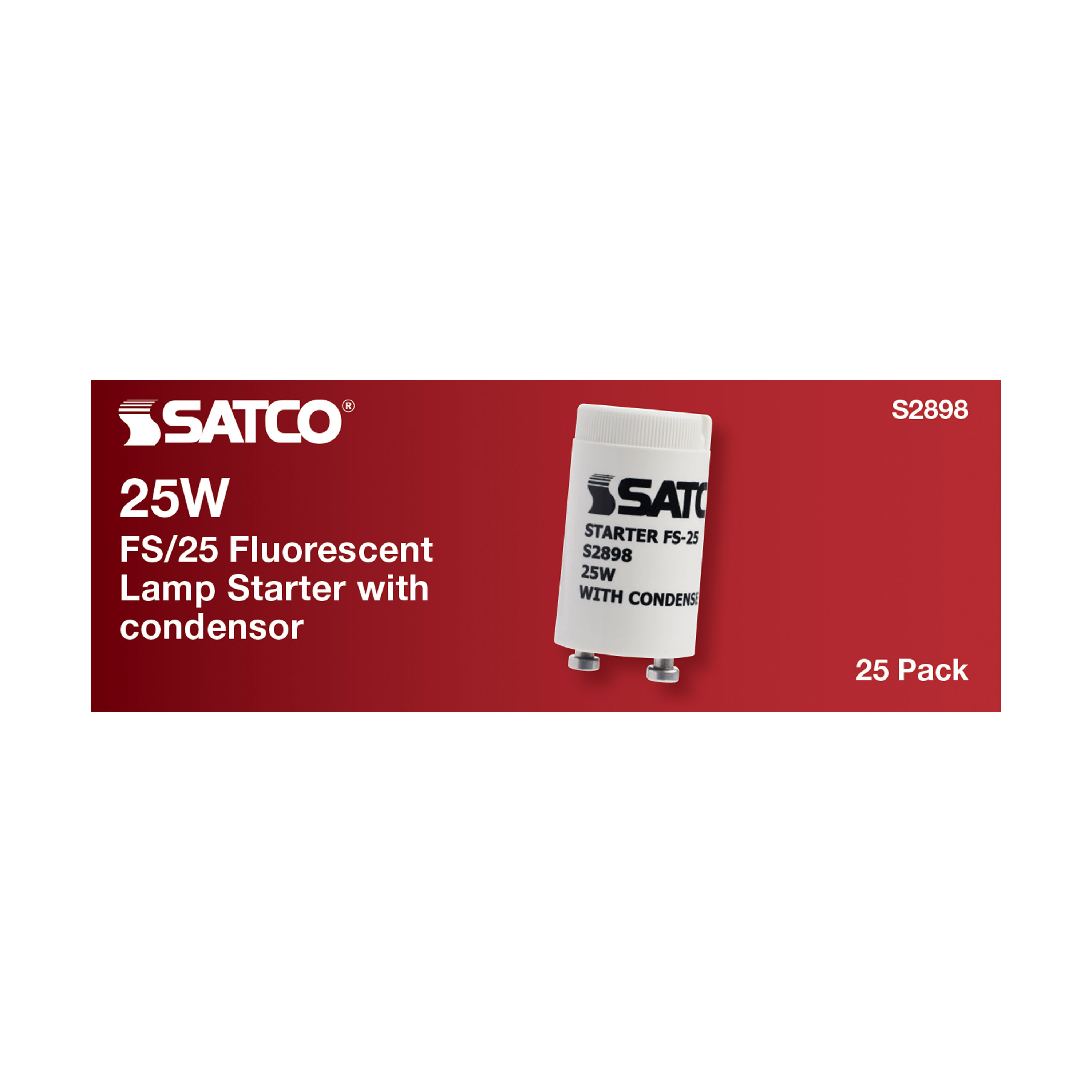 FS25 STARTER W/CONDENSOR - S2898