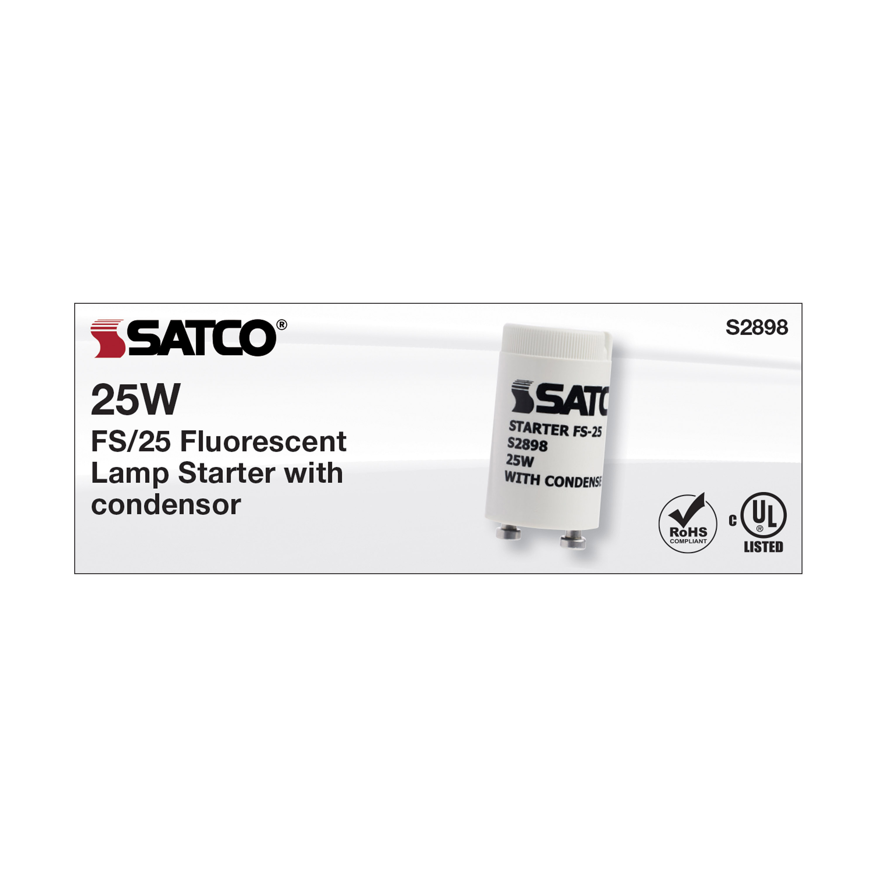 FS25 STARTER W/CONDENSOR - S2898