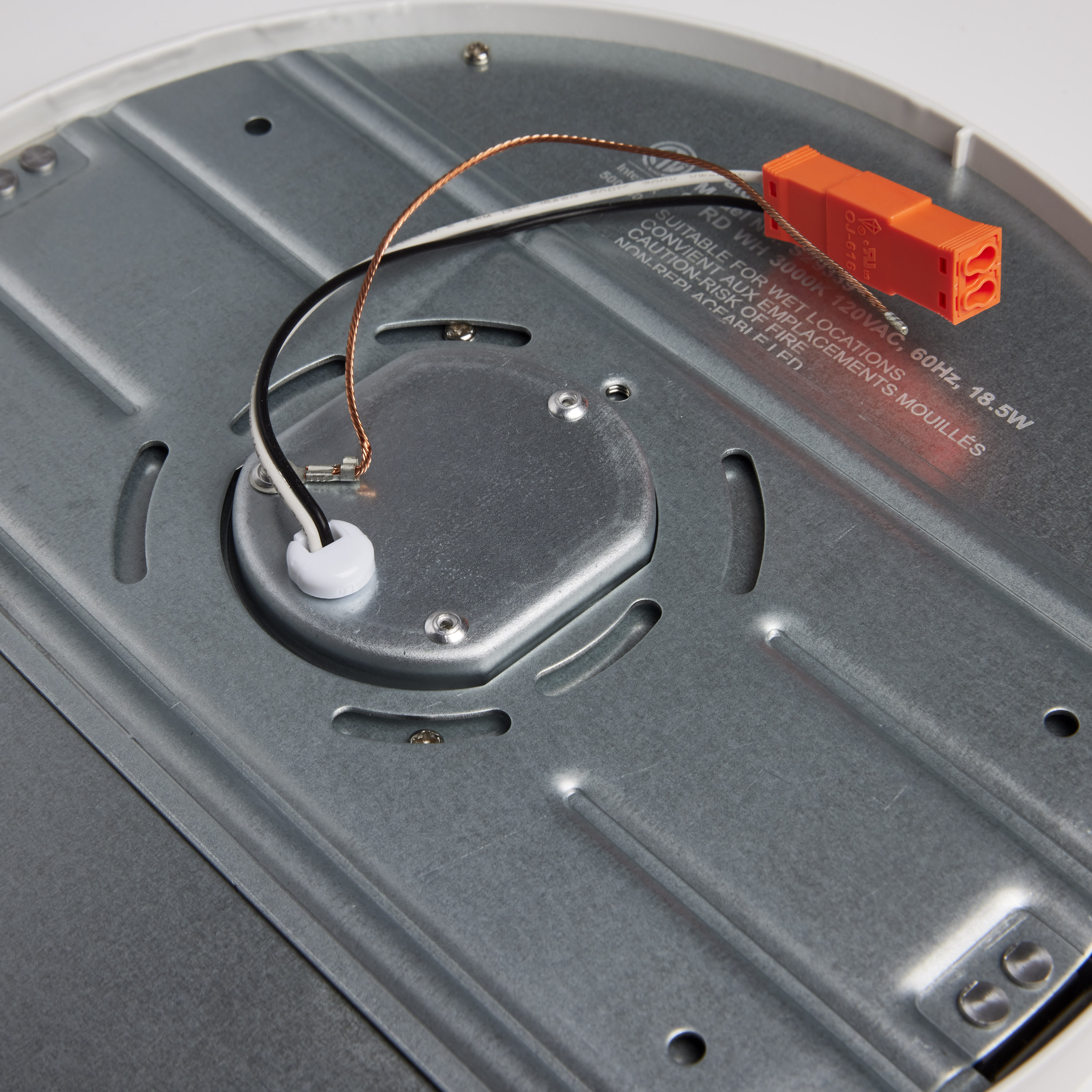 18.5W/LED/9"FLUSH/30K/RD/WH - S29339