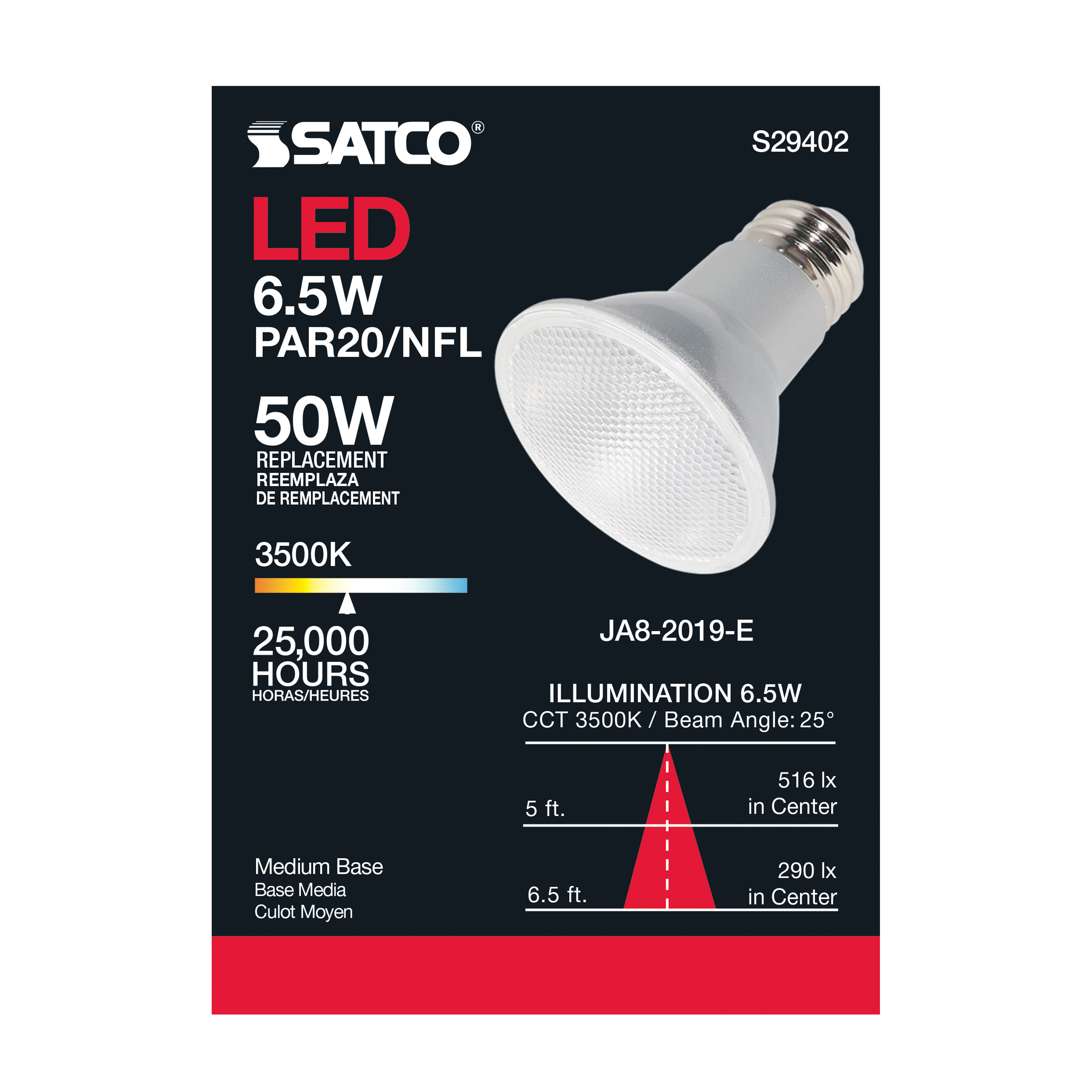 6.5PAR20/LED/25'/935/120V - S29402