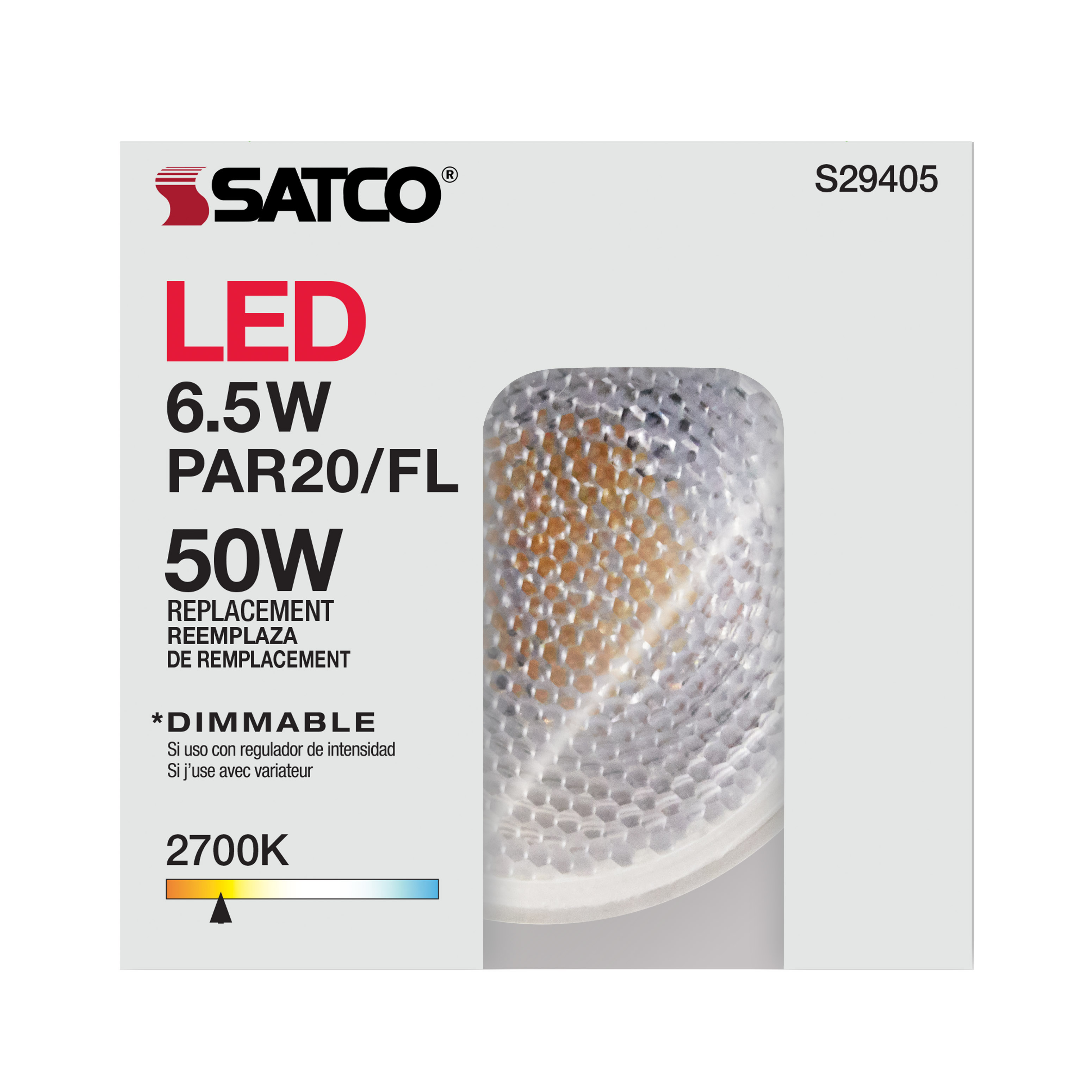 6.5PAR20/LED/40'/927/120V - S29405