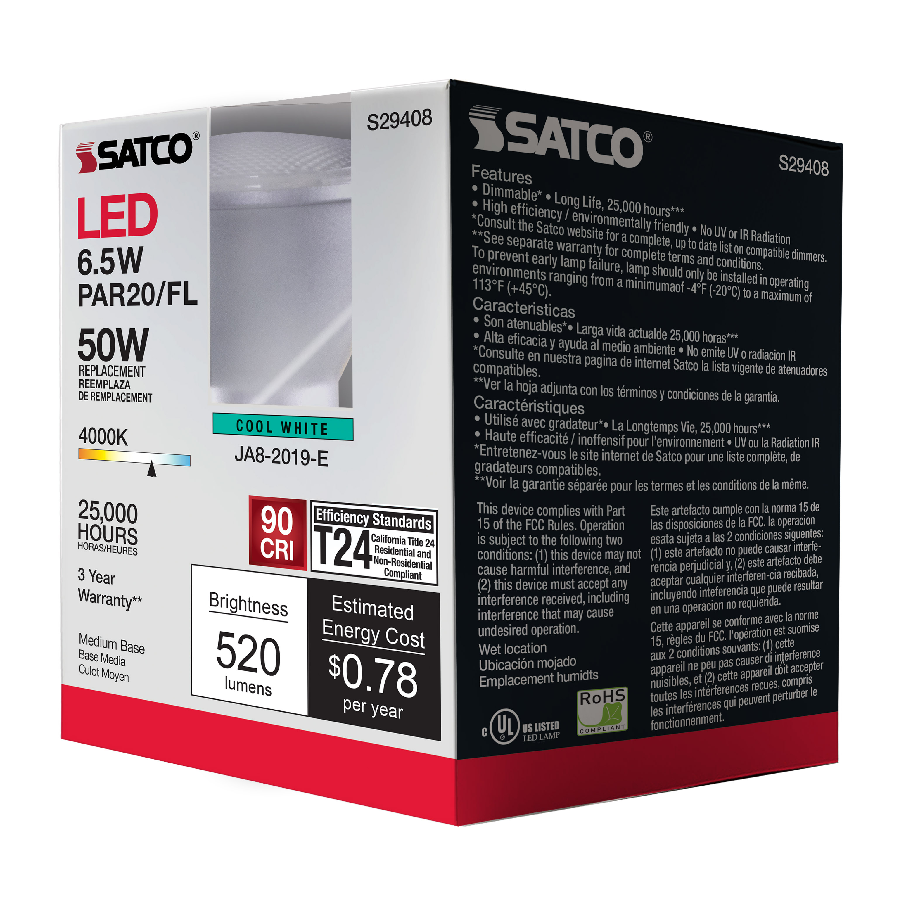 6.5PAR20/LED/40'/940/120V - S29408