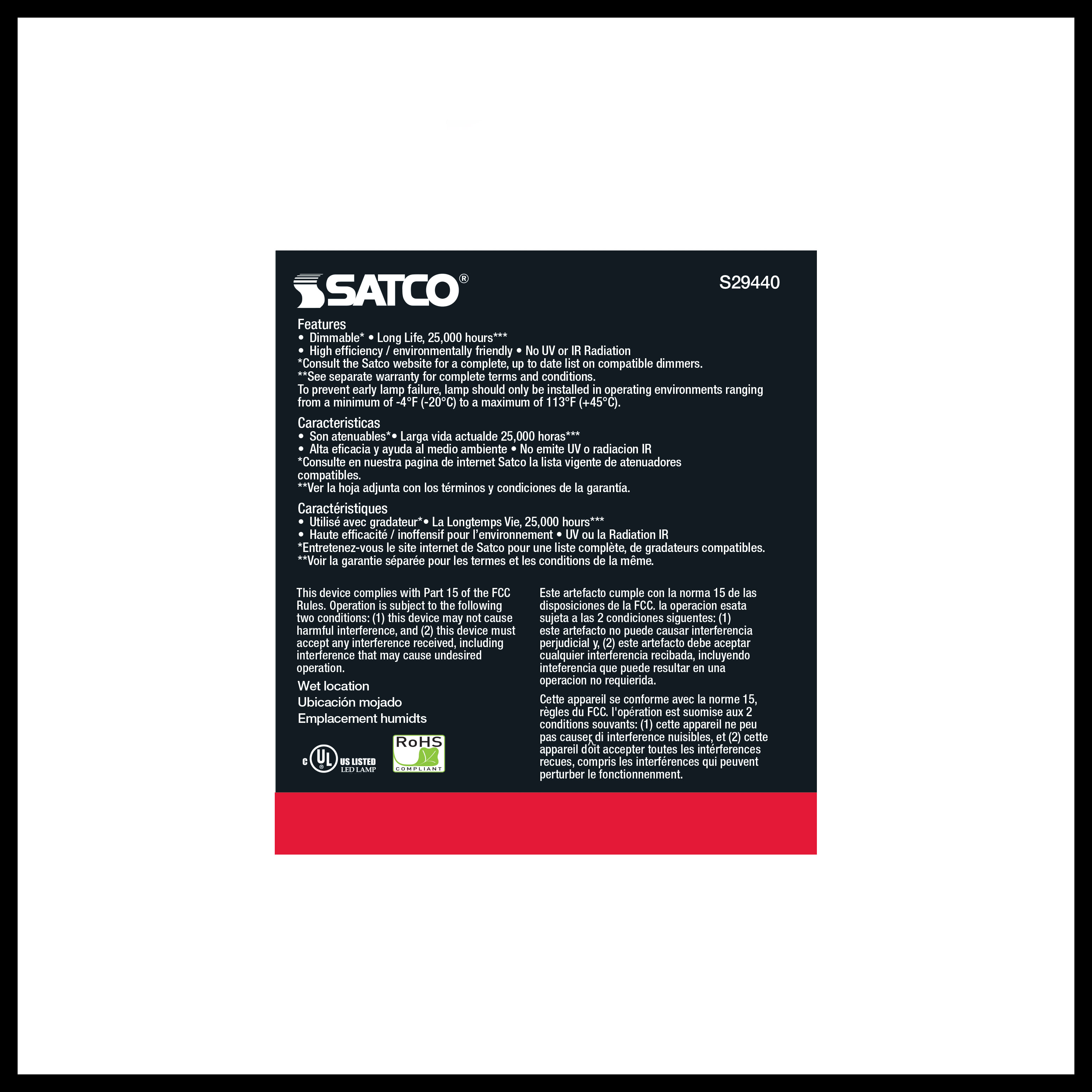 15PAR38/LED/25'/927/120V - S29440