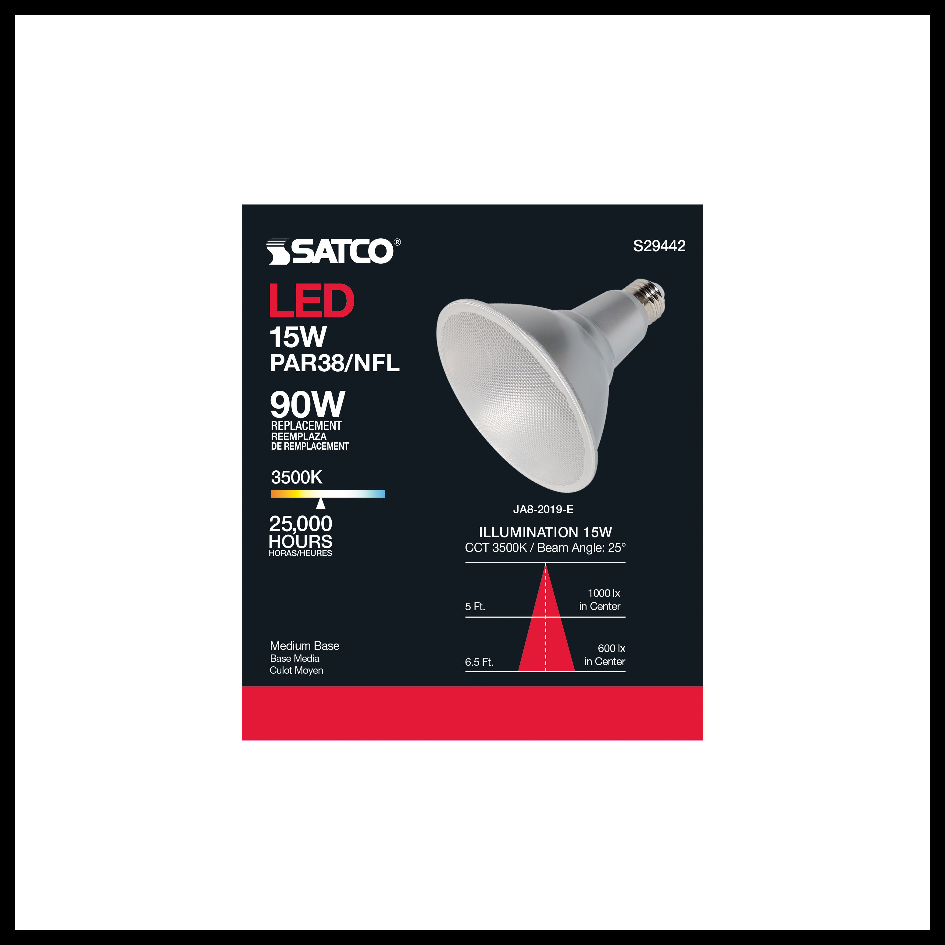 15PAR38/LED/25'/935/120V - S29442