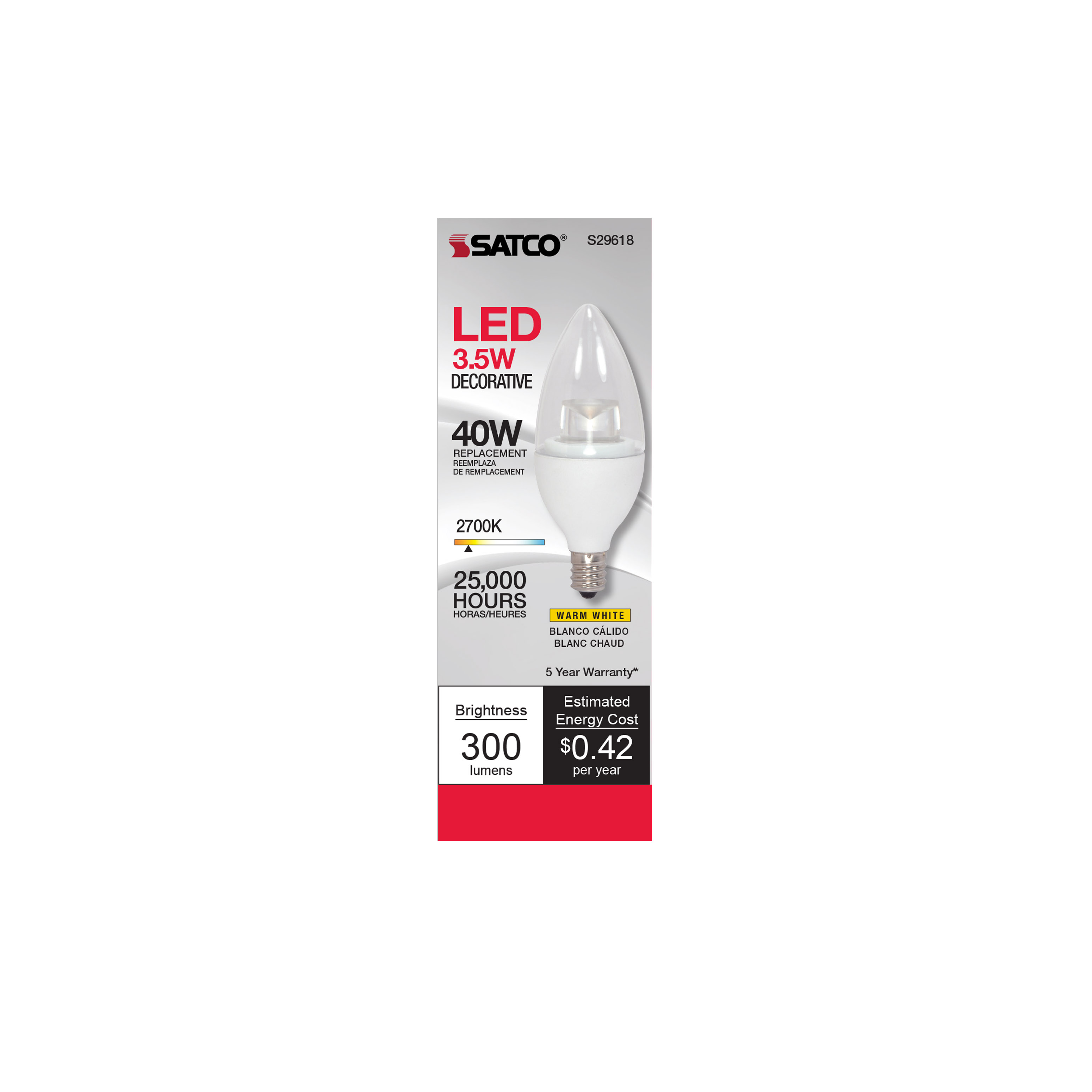 3.5CTC/LED/927/E12/120V - S29618