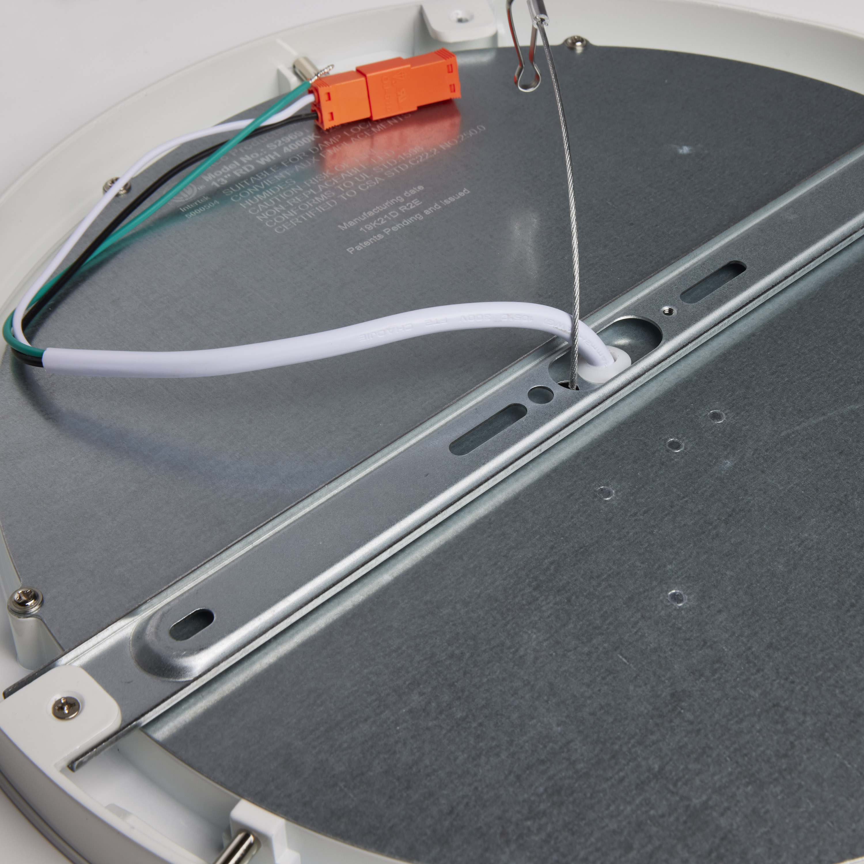 25W/LED/13"FLUSH/40K/RD/WH - S29691