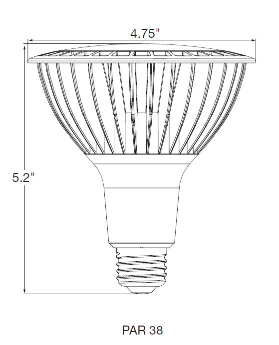 27PAR38/LED/940/HL/120-277V - S29761