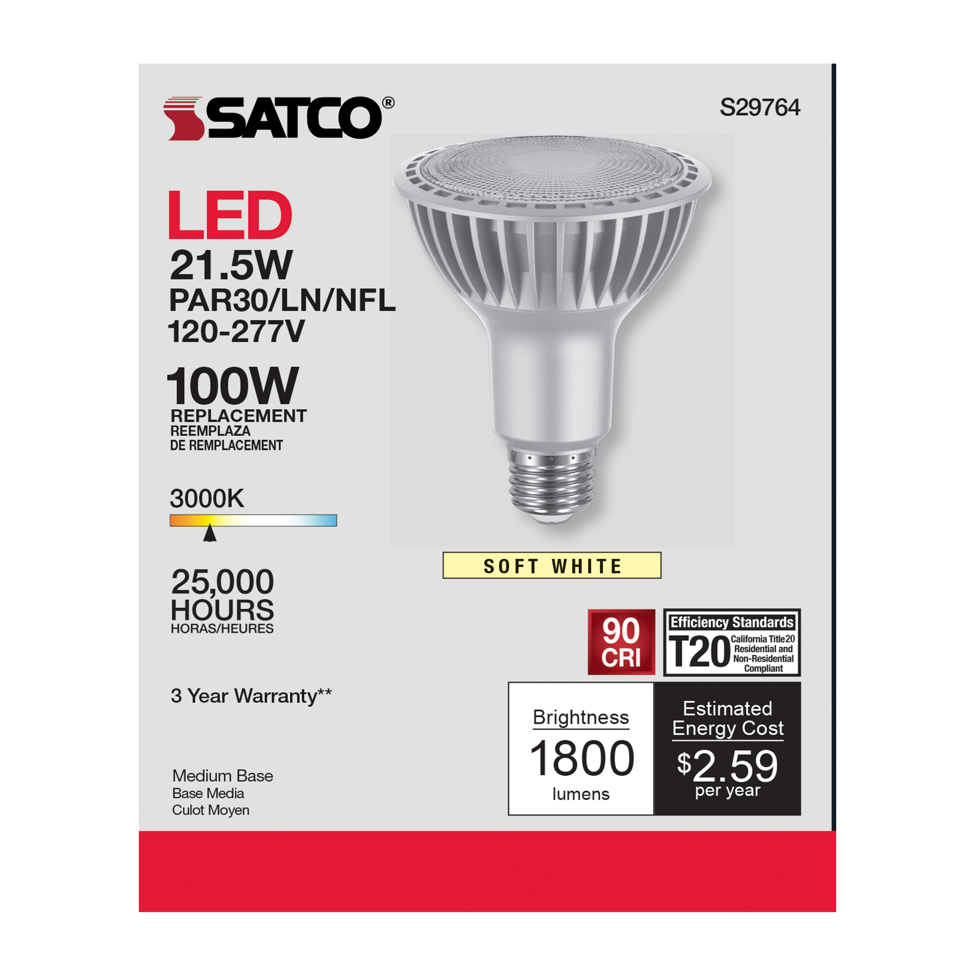 21.5PAR30LN/LED/930/HL/120-277 - S29764