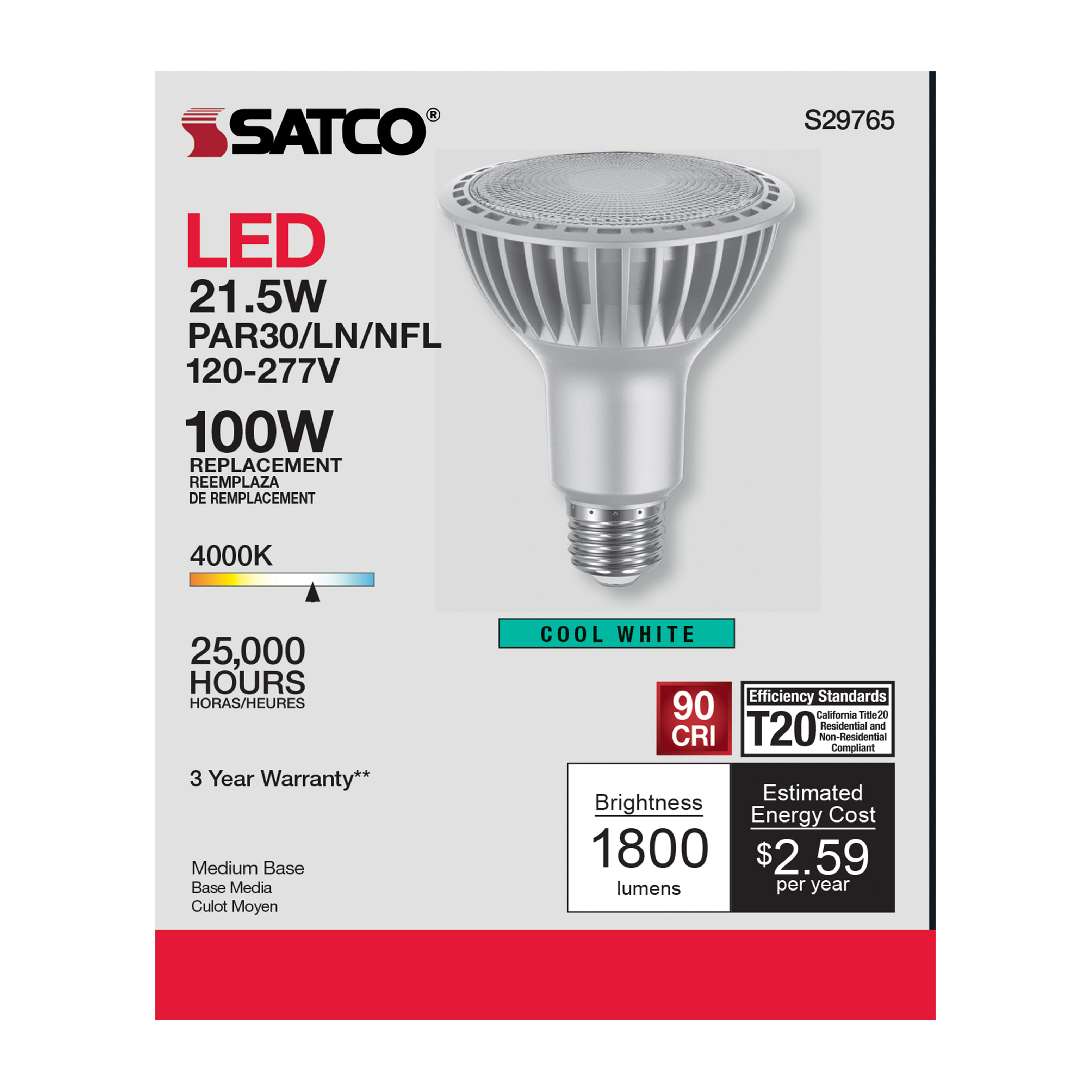 21.5PAR30LN/LED/940/HL/120-277 - S29765