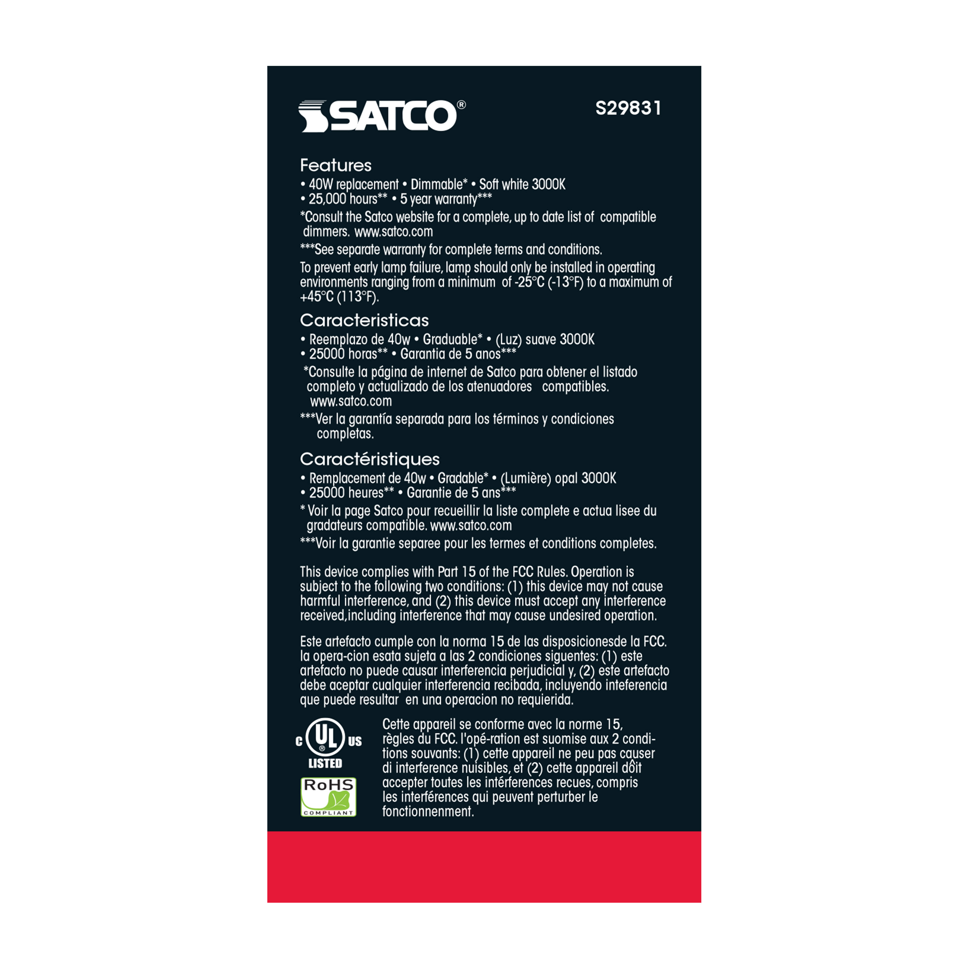 6A19/OMNI/220/LED/30K - S29831