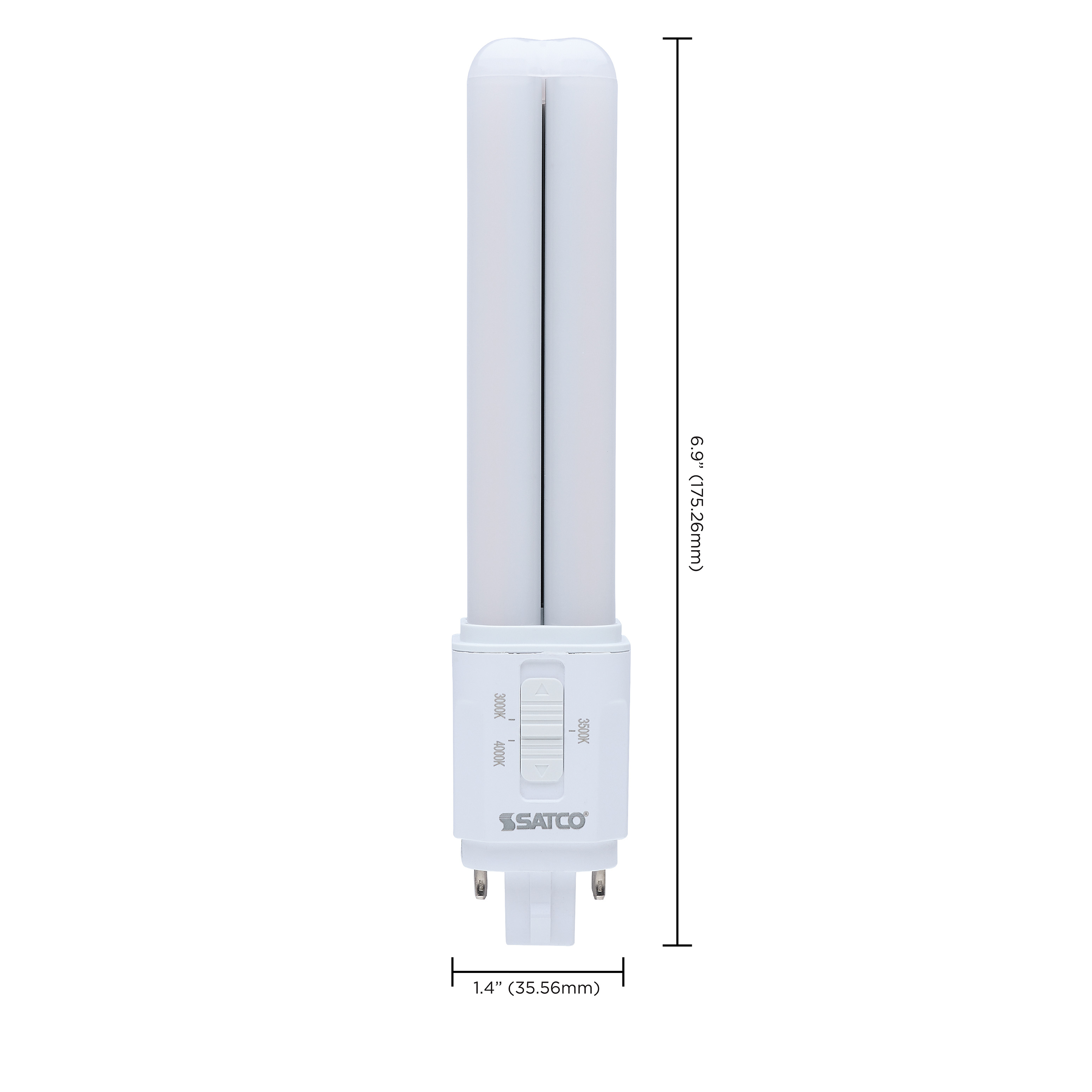 S29855 9W/LED/CFL/4CCT/BP/2P