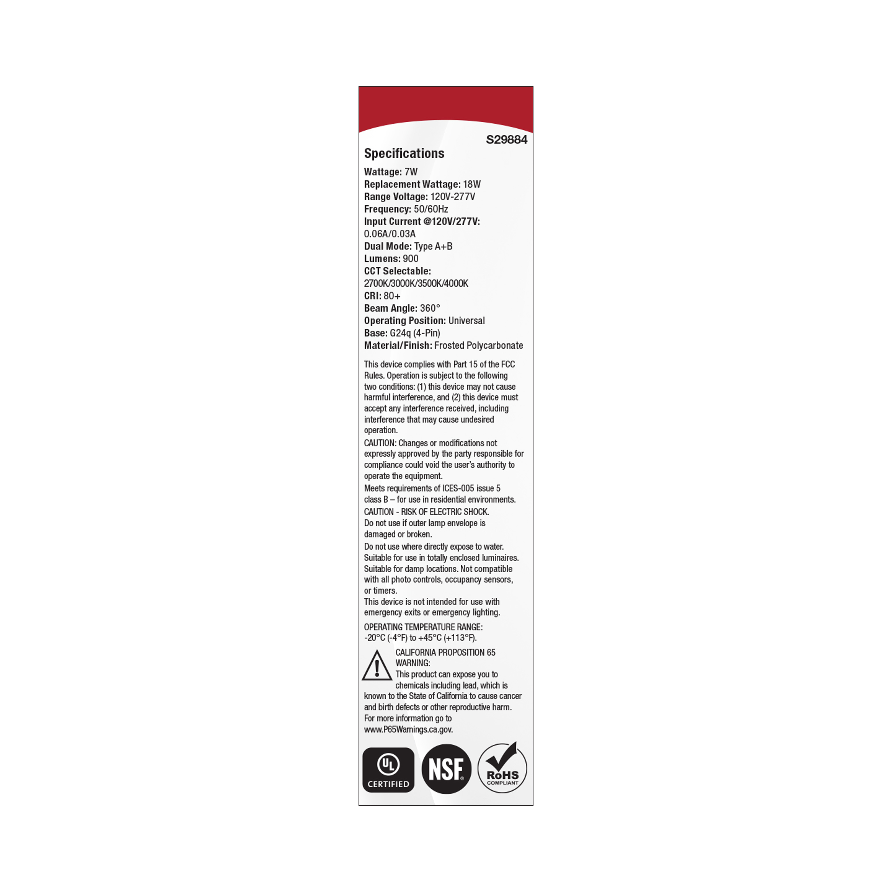 7WPLCL/8CCT4/G24Q/OAB/U - S29884