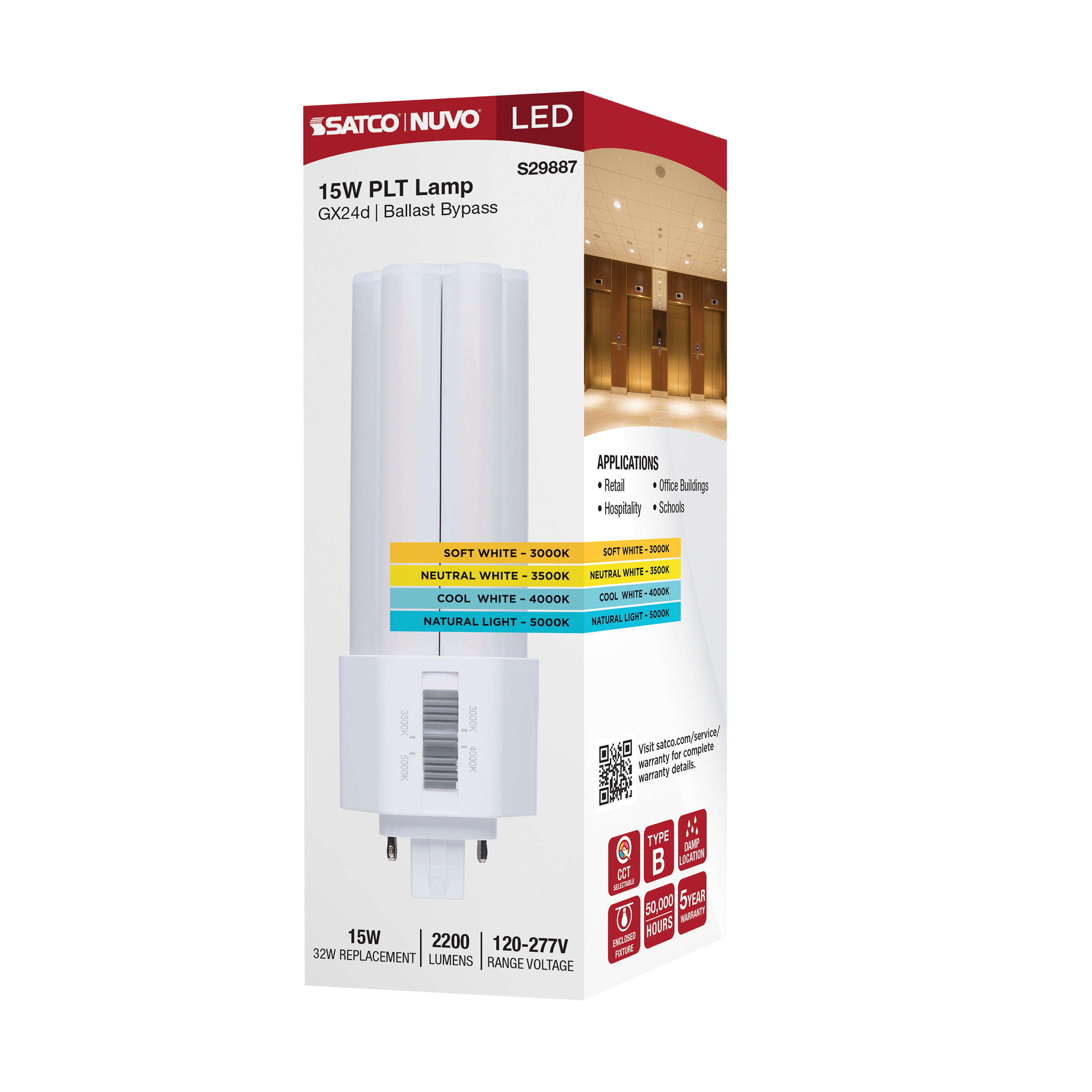 15WPLTL/8CCT4/GX24D/OB/U - S29887