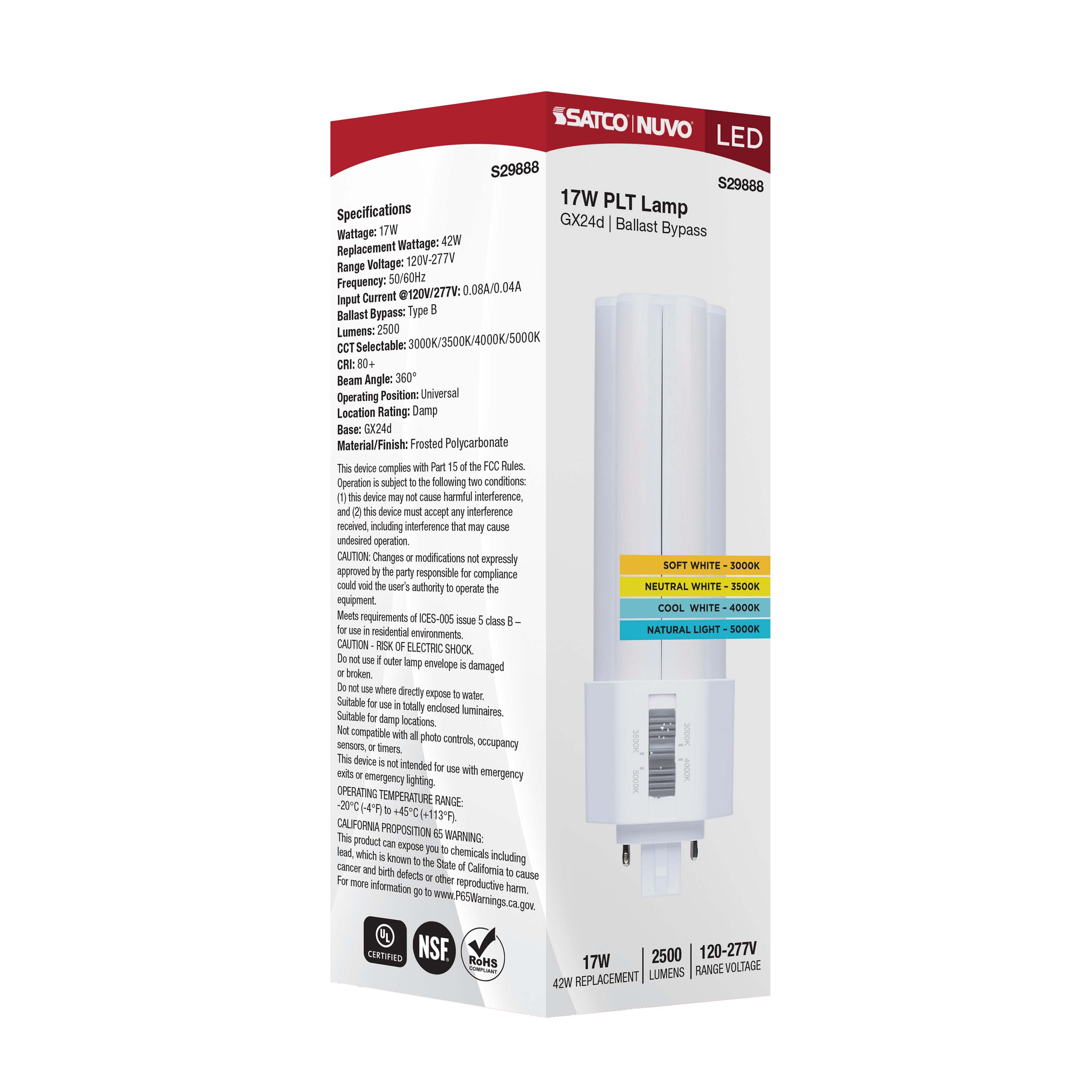 17WPLTL/8CCT4/GX24D/OB/U - S29888