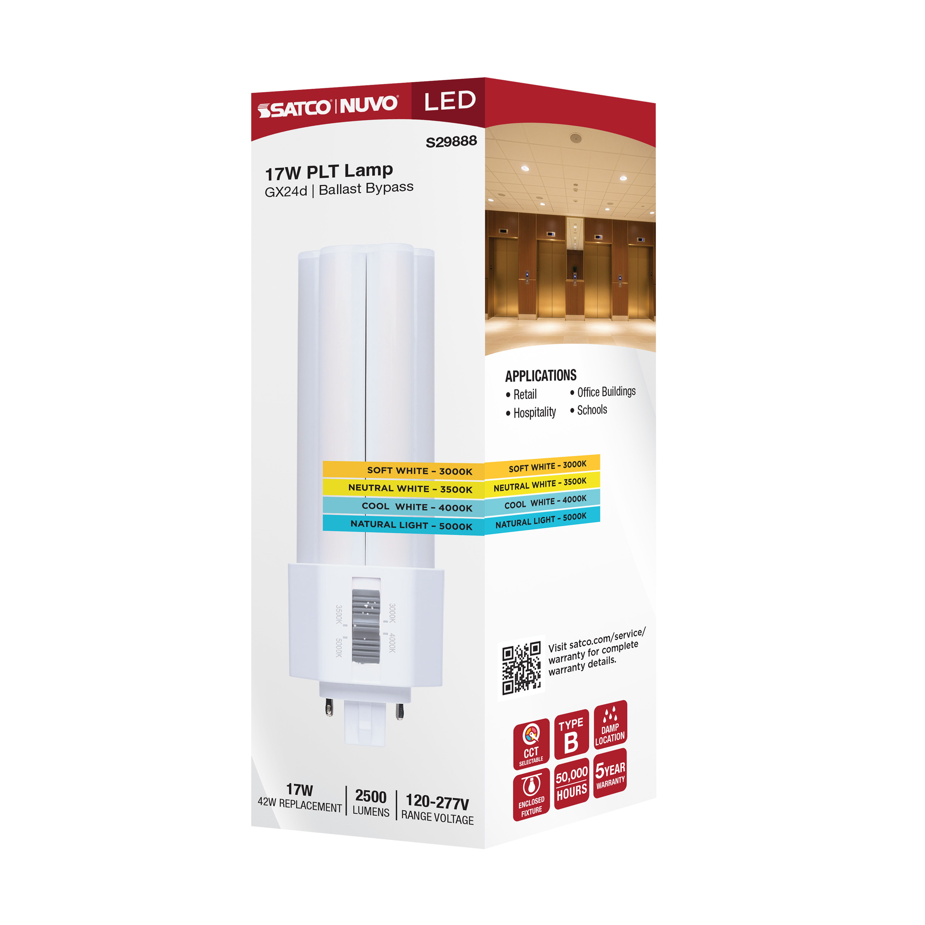 17WPLTL/8CCT4/GX24D/OB/U - S29888