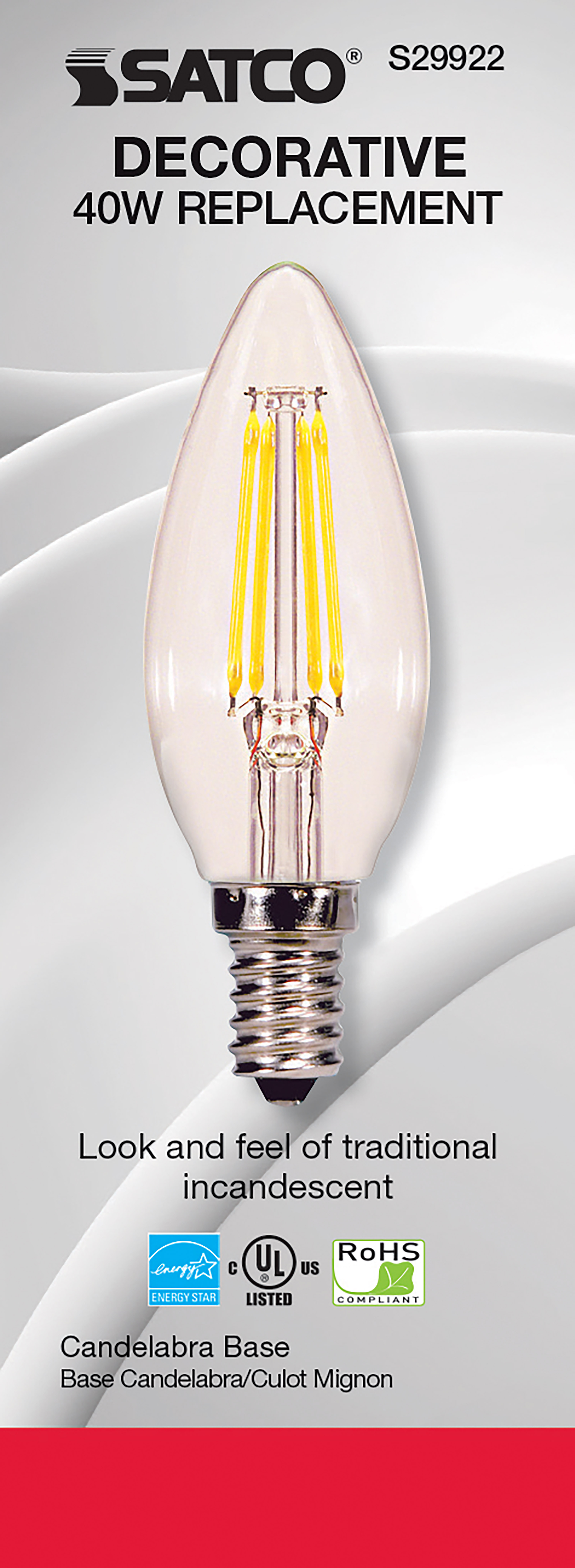 4W CTC/LED/27K/CL/120V - S29922