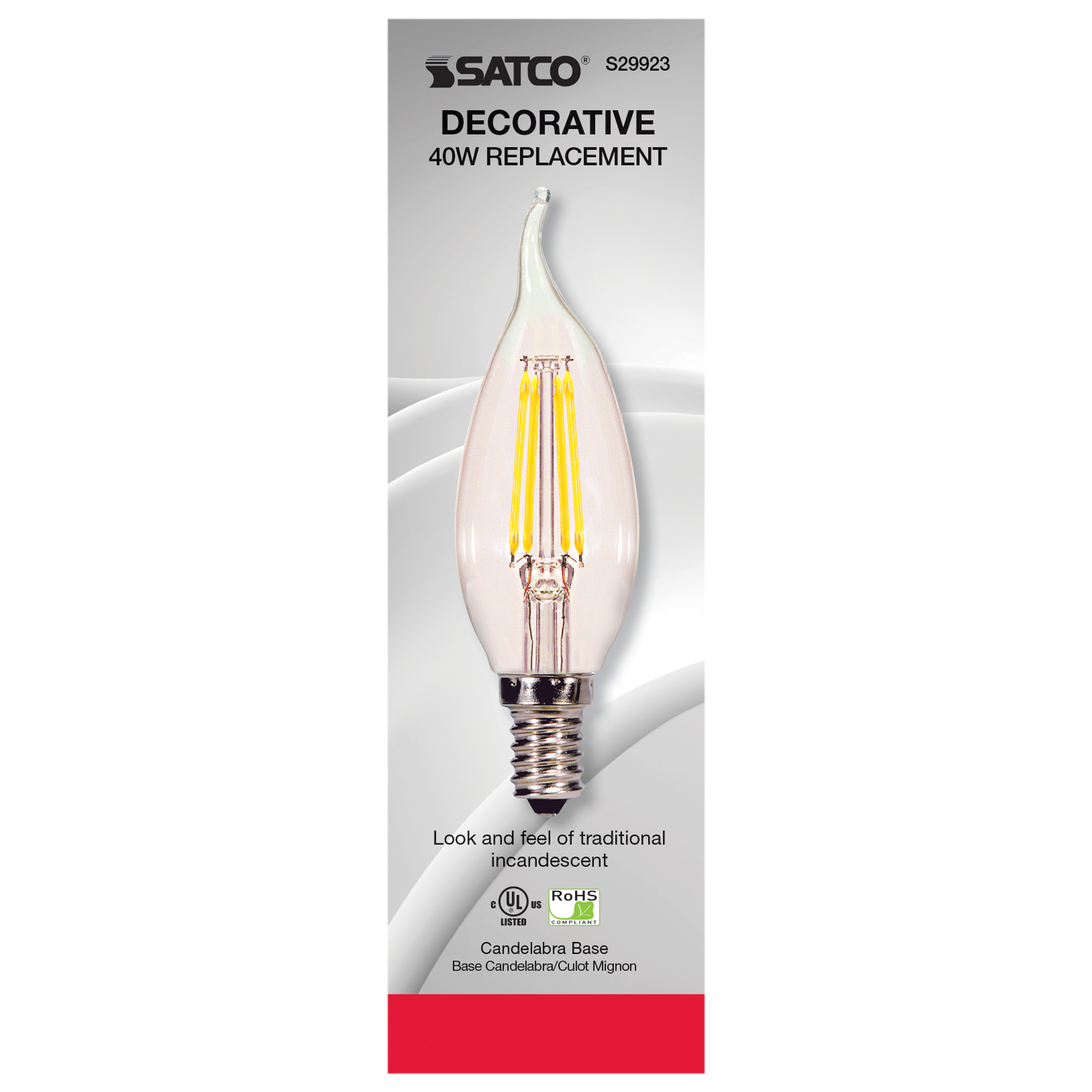 4W CFC/LED/27K/CL/120V - S29923