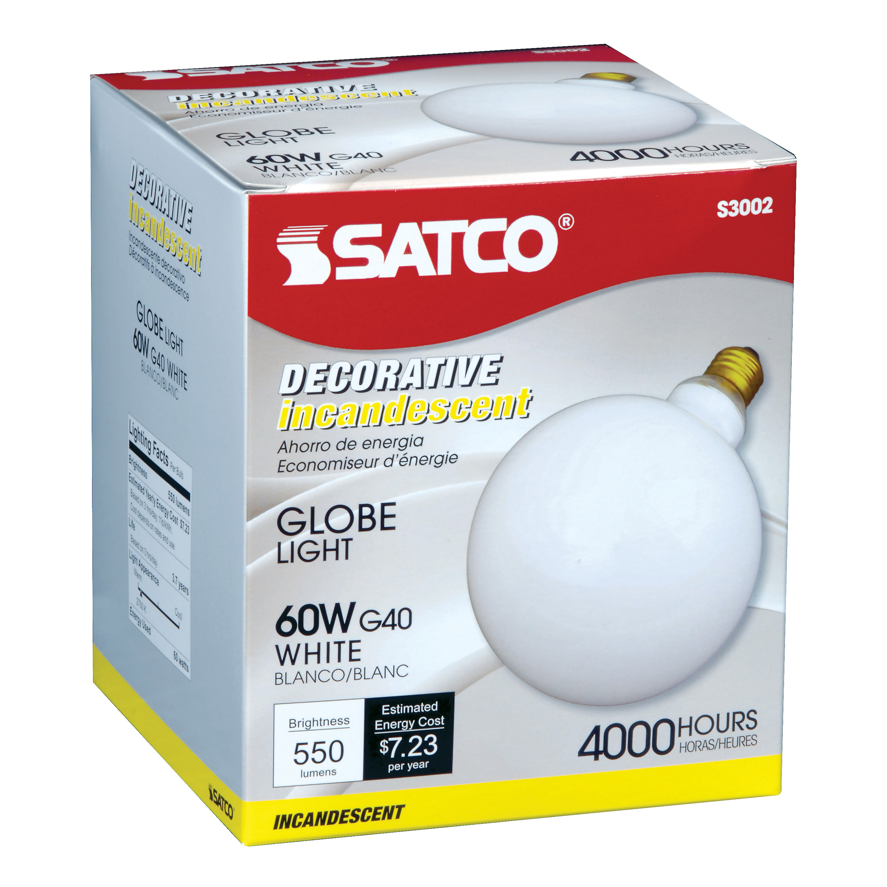 60W G-40 WHITE - S3002