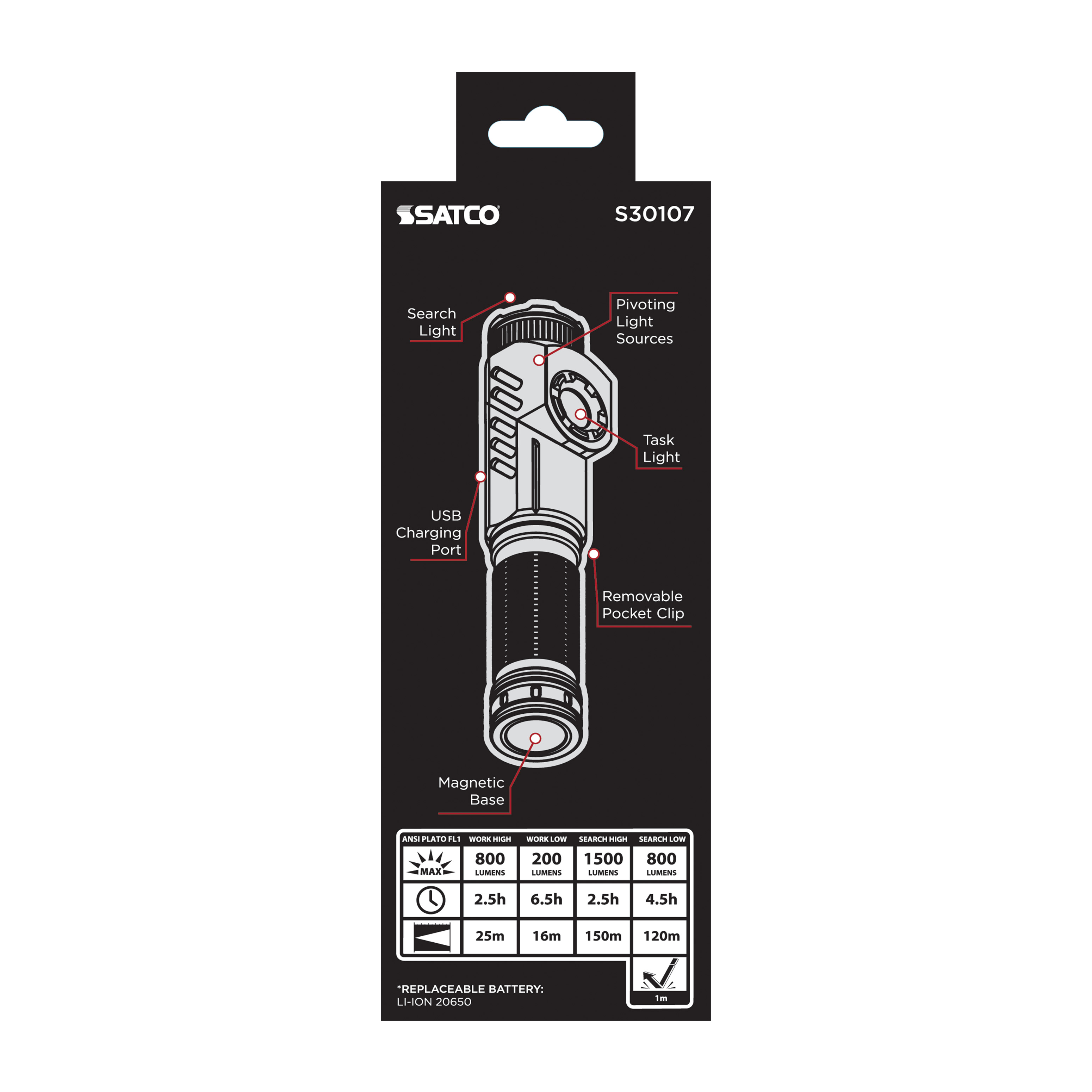 LED PIVOT MULTI-LIGHT - S30107