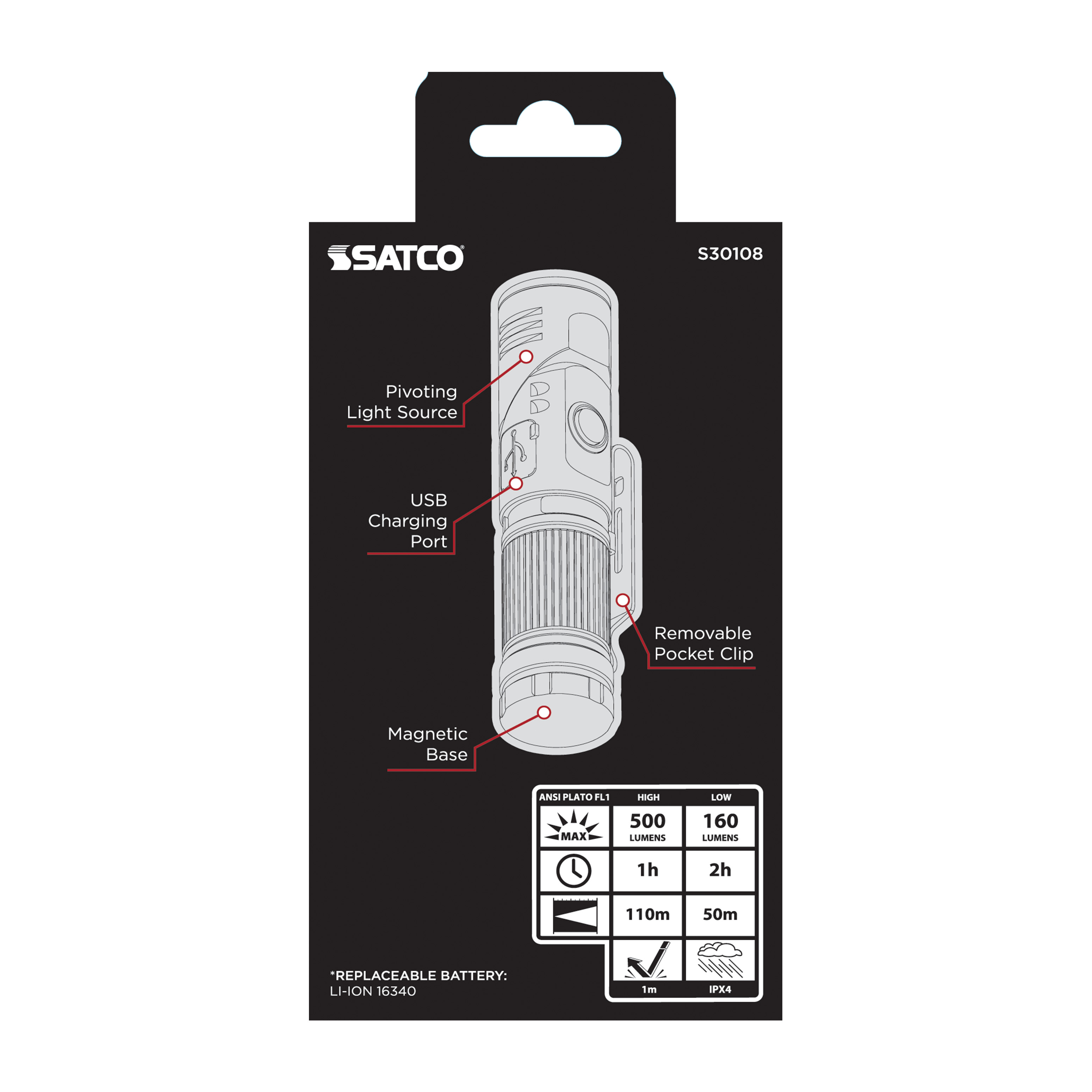LED COMPACT PIVOT - S30108