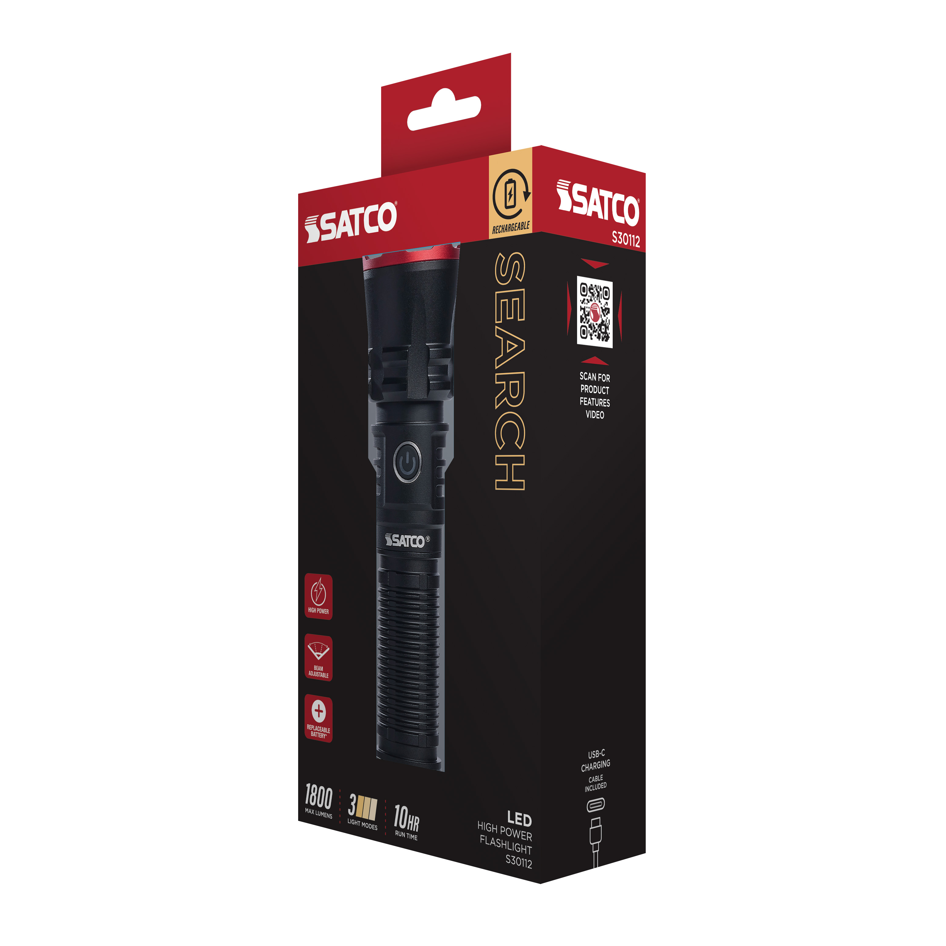 LED HIGH POWER FLASHLIGHT - S30112