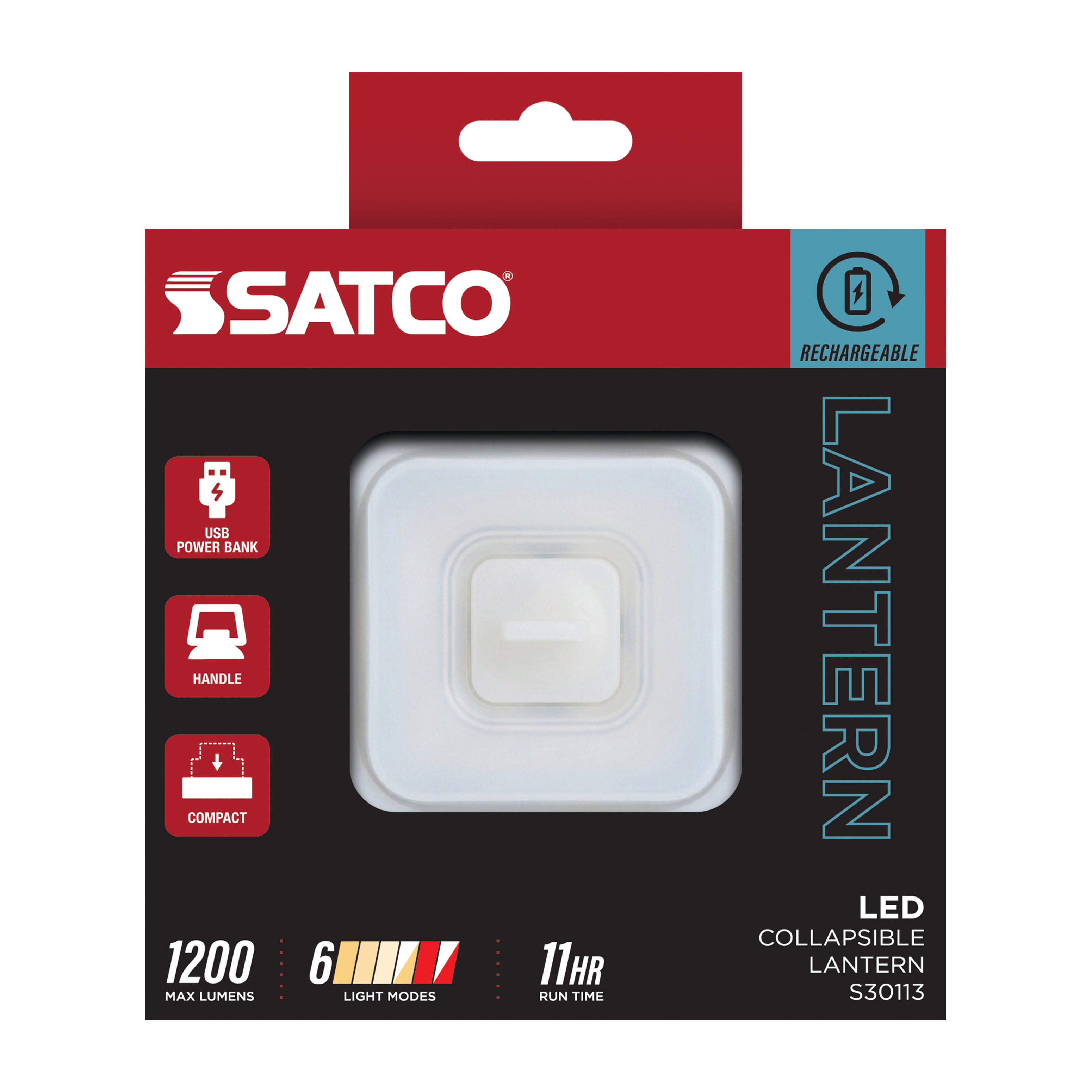 LED COLLAPSIBLE LANTERN - S30113