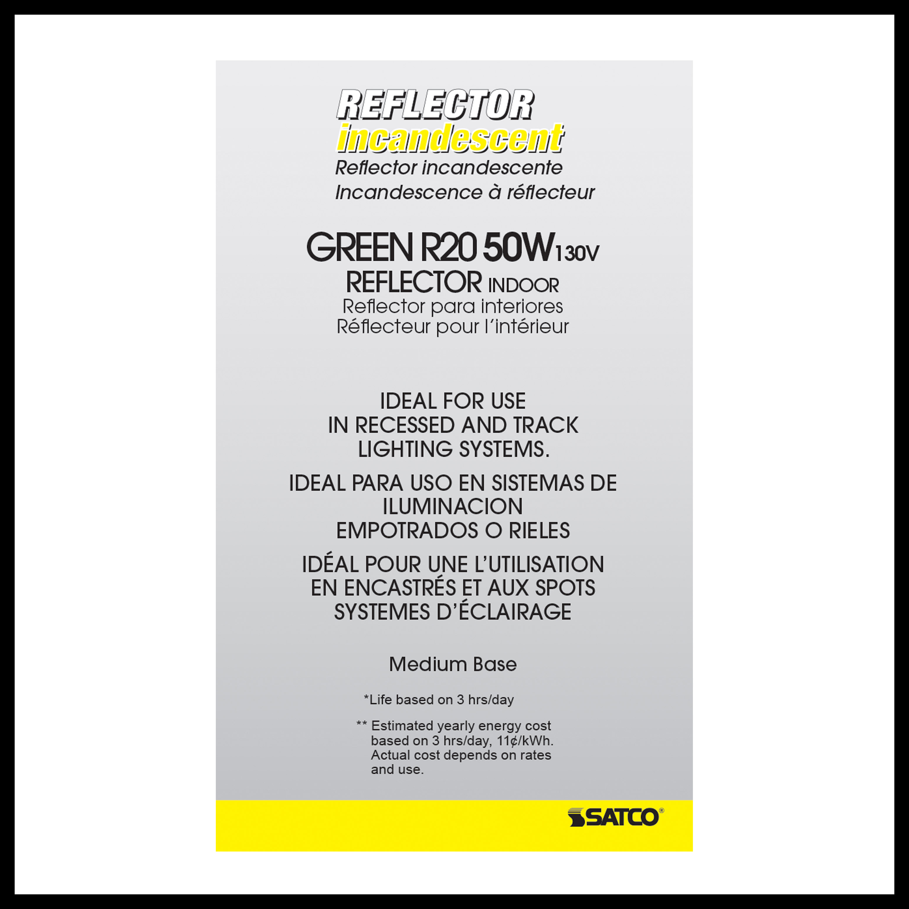 50R20 GREEN STD BASE - S3201