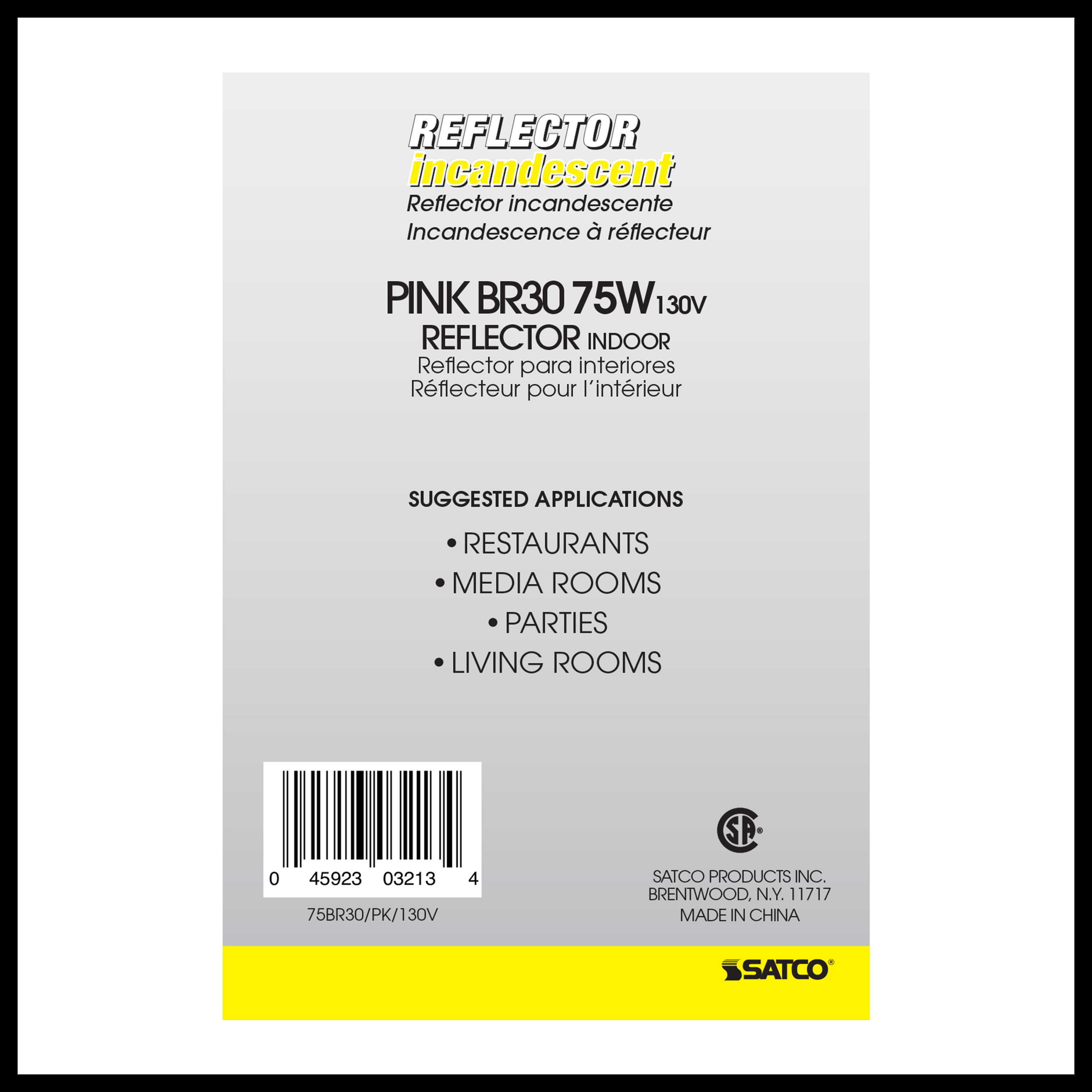 75BR30 PINK STD BASE - S3213